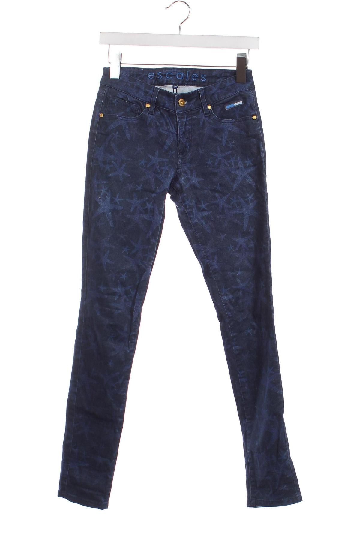 Γυναικείο παντελόνι Escales Paris, Μέγεθος XS, Χρώμα Μπλέ, Τιμή 21,51 €