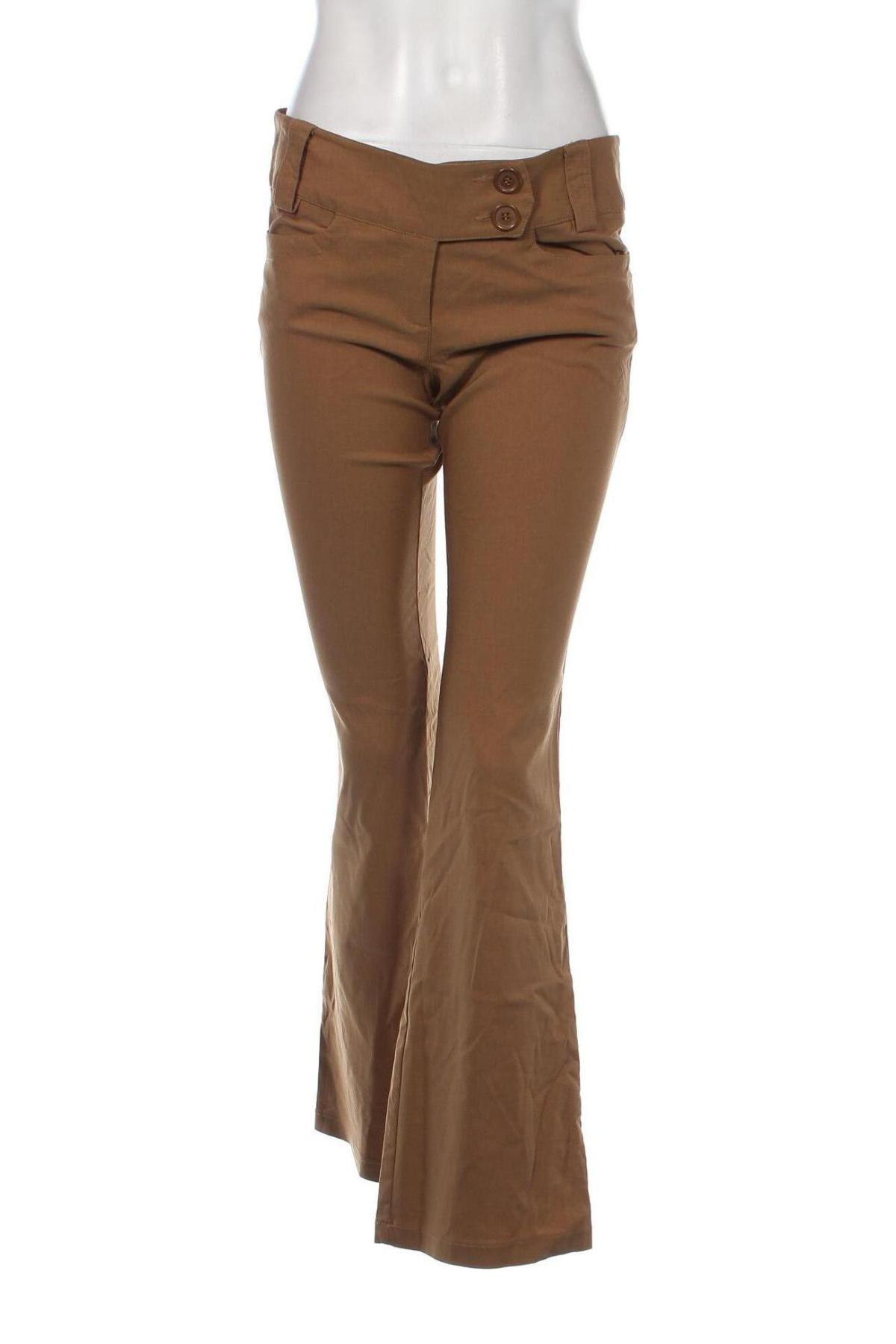 Дамски панталон Flash Jeans, Размер L, Цвят Кафяв, Цена 9,78 лв.
