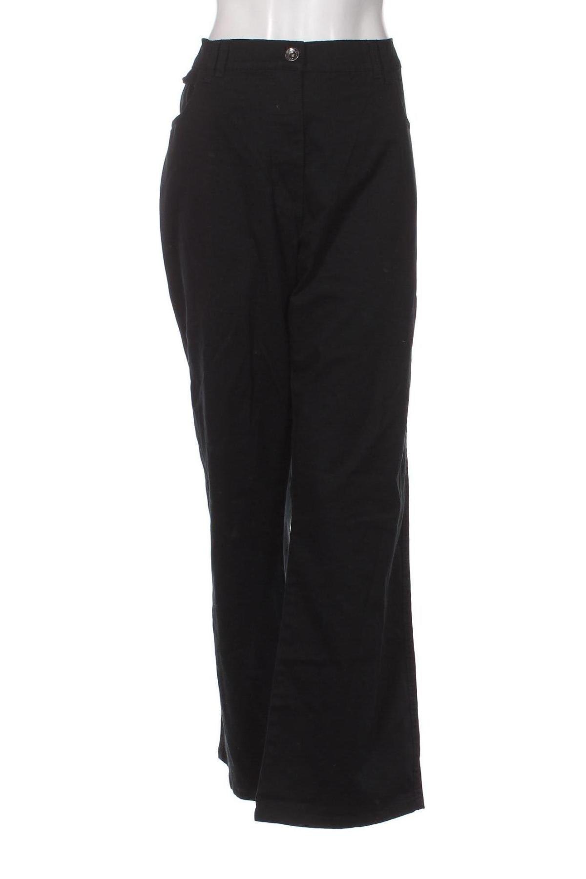 Γυναικείο παντελόνι Giada, Μέγεθος 3XL, Χρώμα Μαύρο, Τιμή 14,17 €