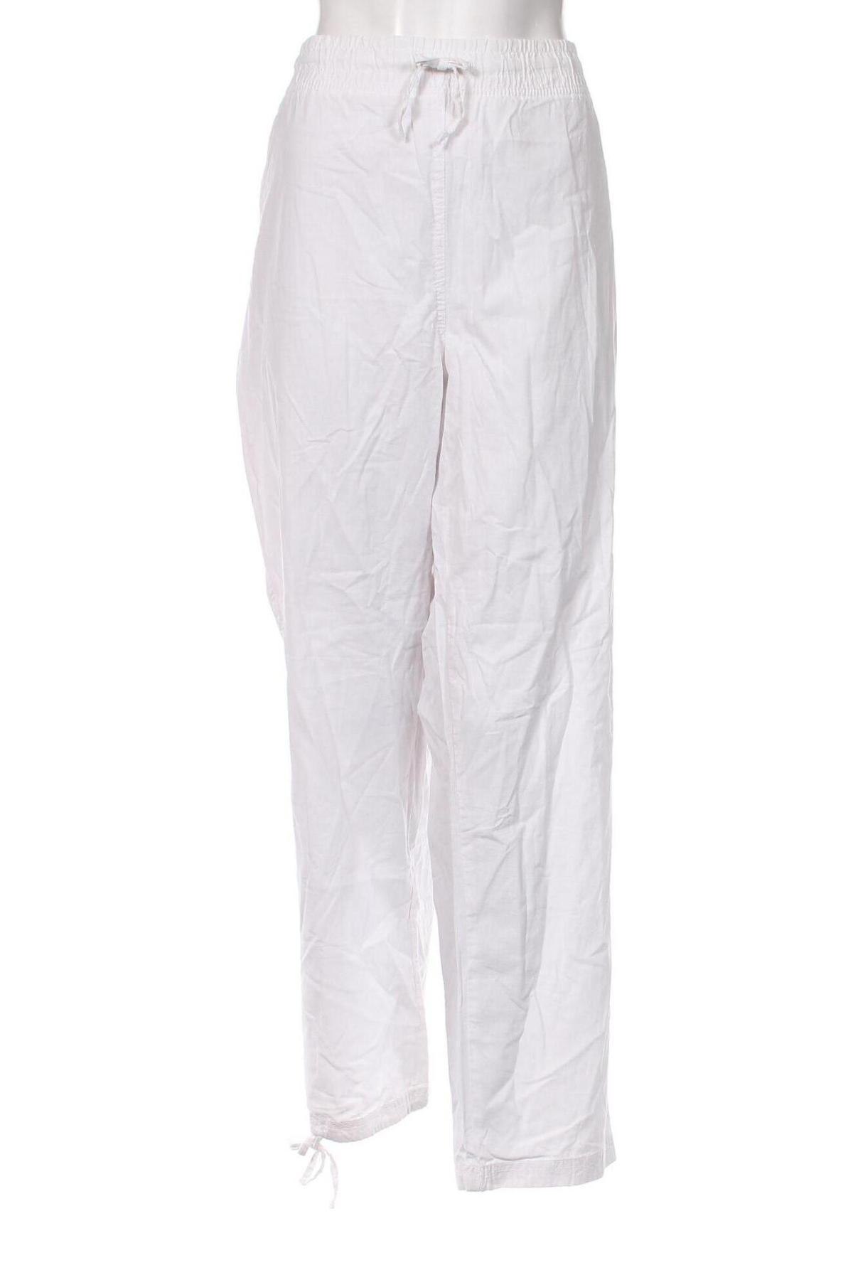 Pantaloni de femei Janina, Mărime XXL, Culoare Alb, Preț 95,39 Lei