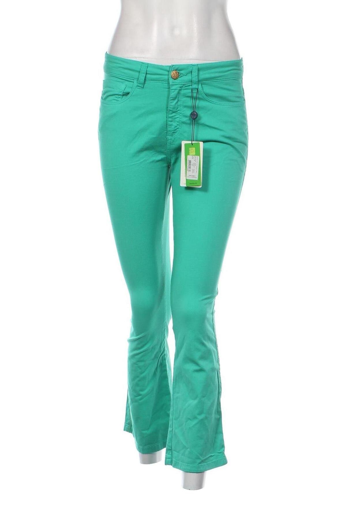 Pantaloni de femei La Martina, Mărime M, Culoare Verde, Preț 628,29 Lei