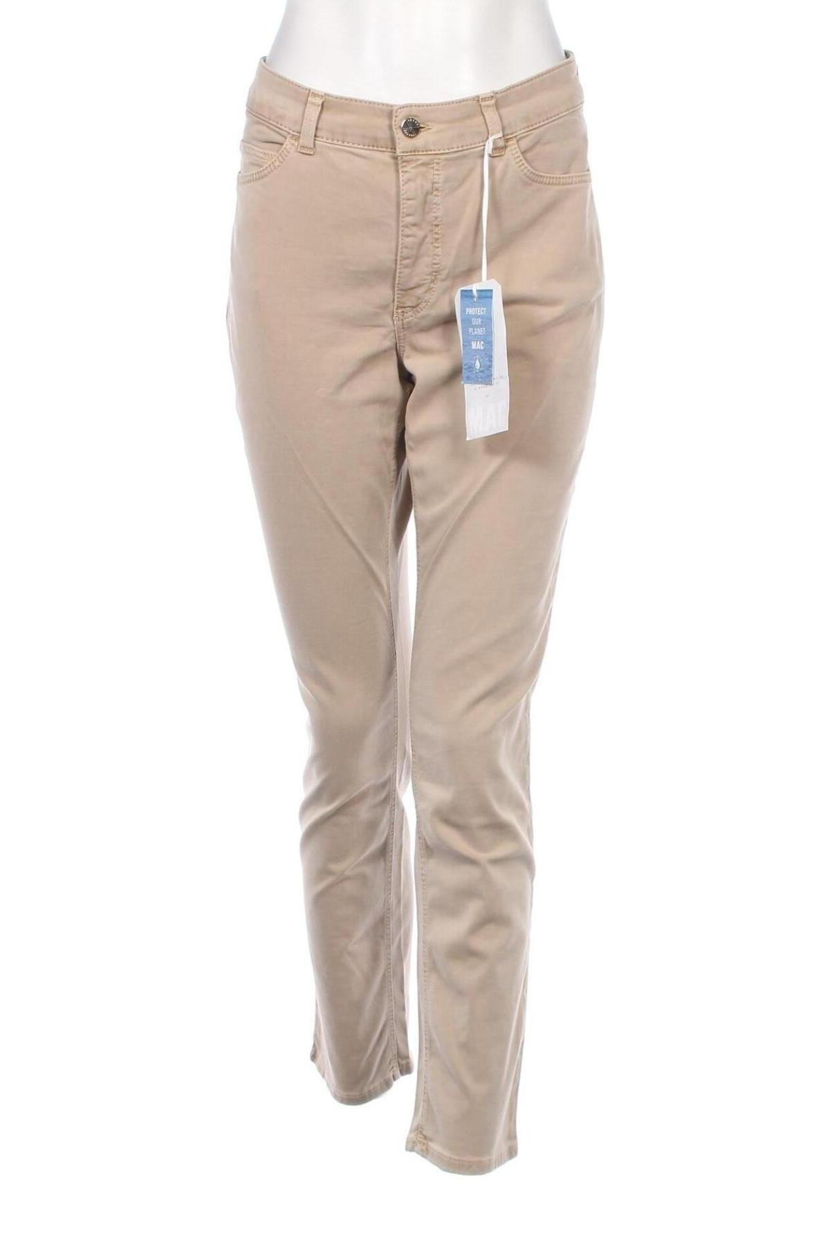 Γυναικείο παντελόνι Mac, Μέγεθος M, Χρώμα  Μπέζ, Τιμή 75,26 €