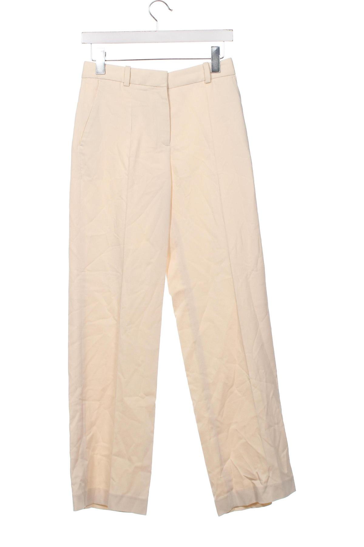 Γυναικείο παντελόνι Maje, Μέγεθος XS, Χρώμα Εκρού, Τιμή 72,10 €