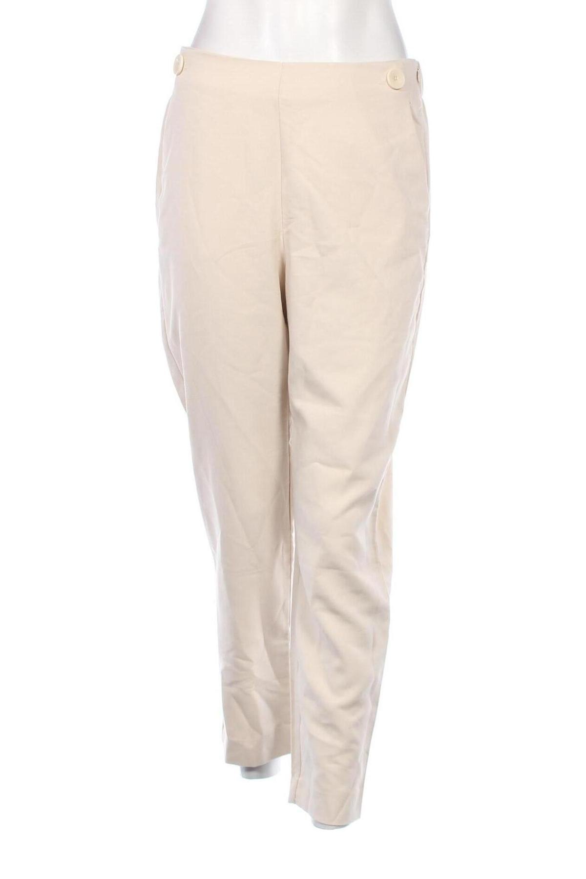Γυναικείο παντελόνι Mango, Μέγεθος M, Χρώμα  Μπέζ, Τιμή 10,52 €