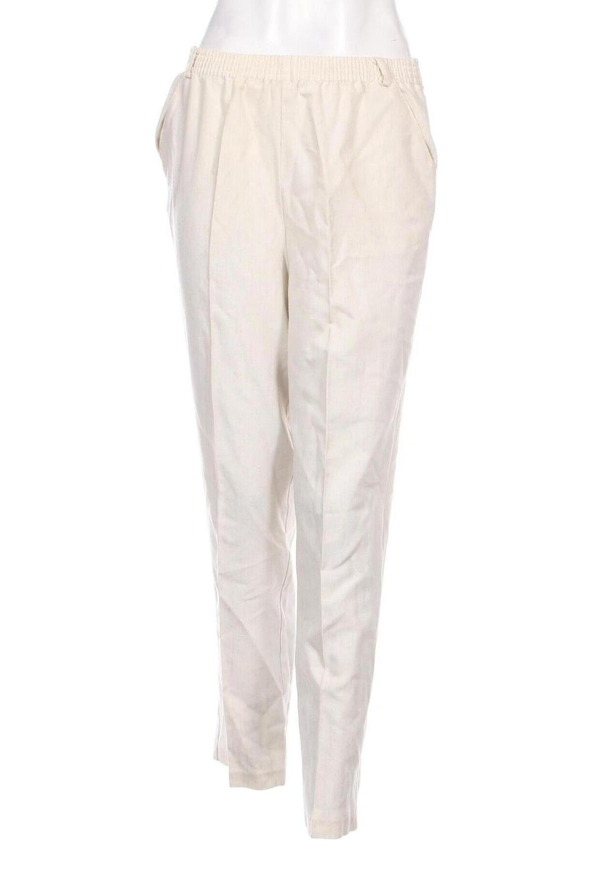 Pantaloni de femei Miller's, Mărime M, Culoare Ecru, Preț 73,98 Lei