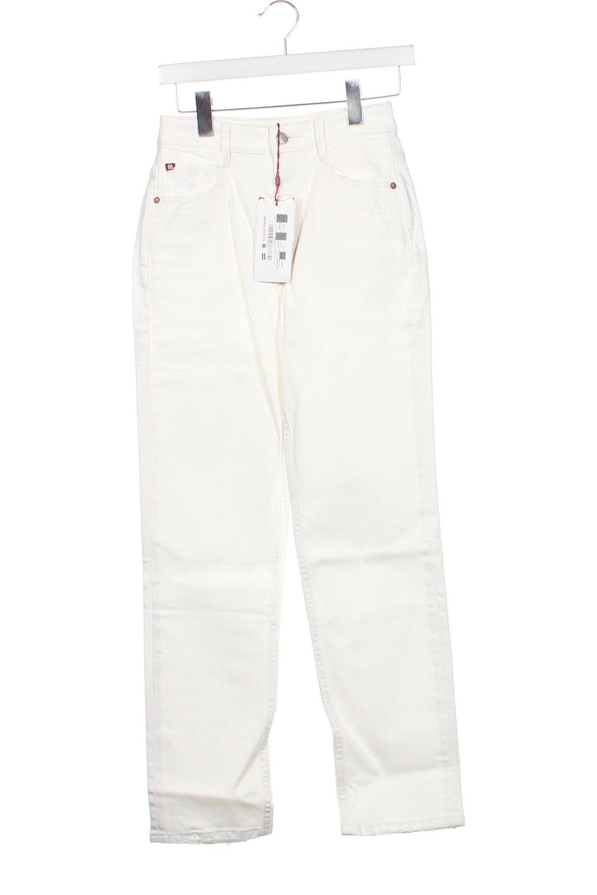 Pantaloni de femei Miss Sixty, Mărime XS, Culoare Ecru, Preț 76,84 Lei