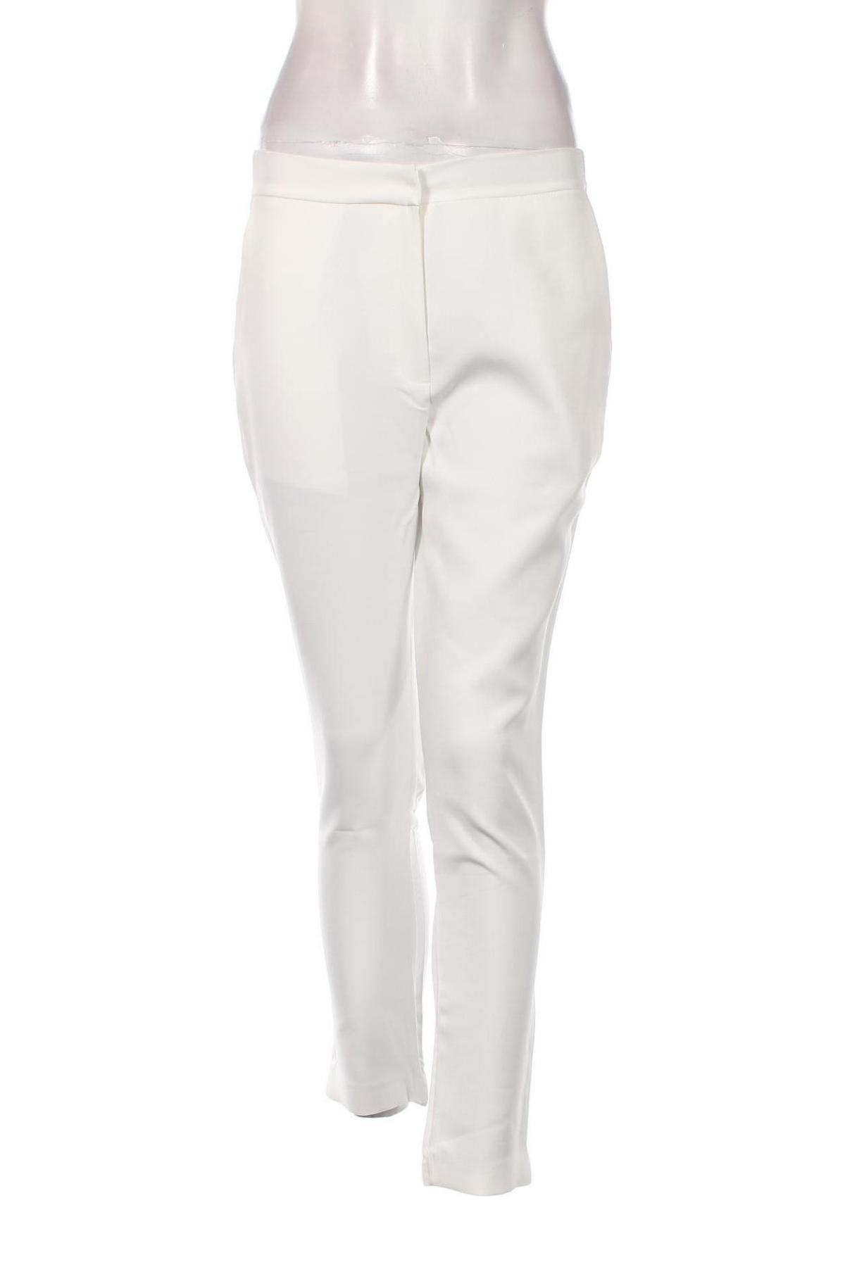 Pantaloni de femei New Laviva, Mărime M, Culoare Alb, Preț 74,41 Lei
