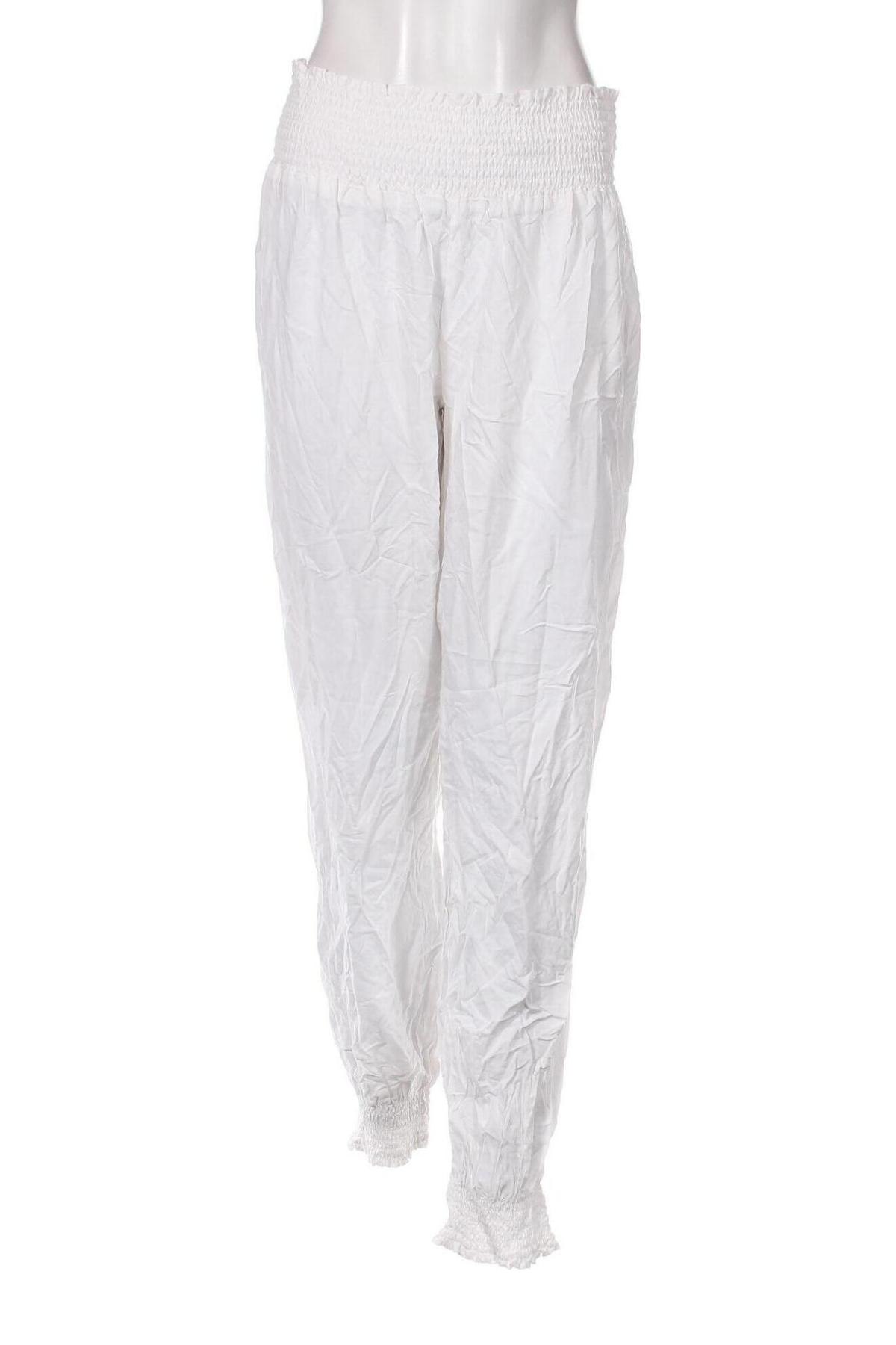 Γυναικείο παντελόνι Okay, Μέγεθος L, Χρώμα Λευκό, Τιμή 10,23 €