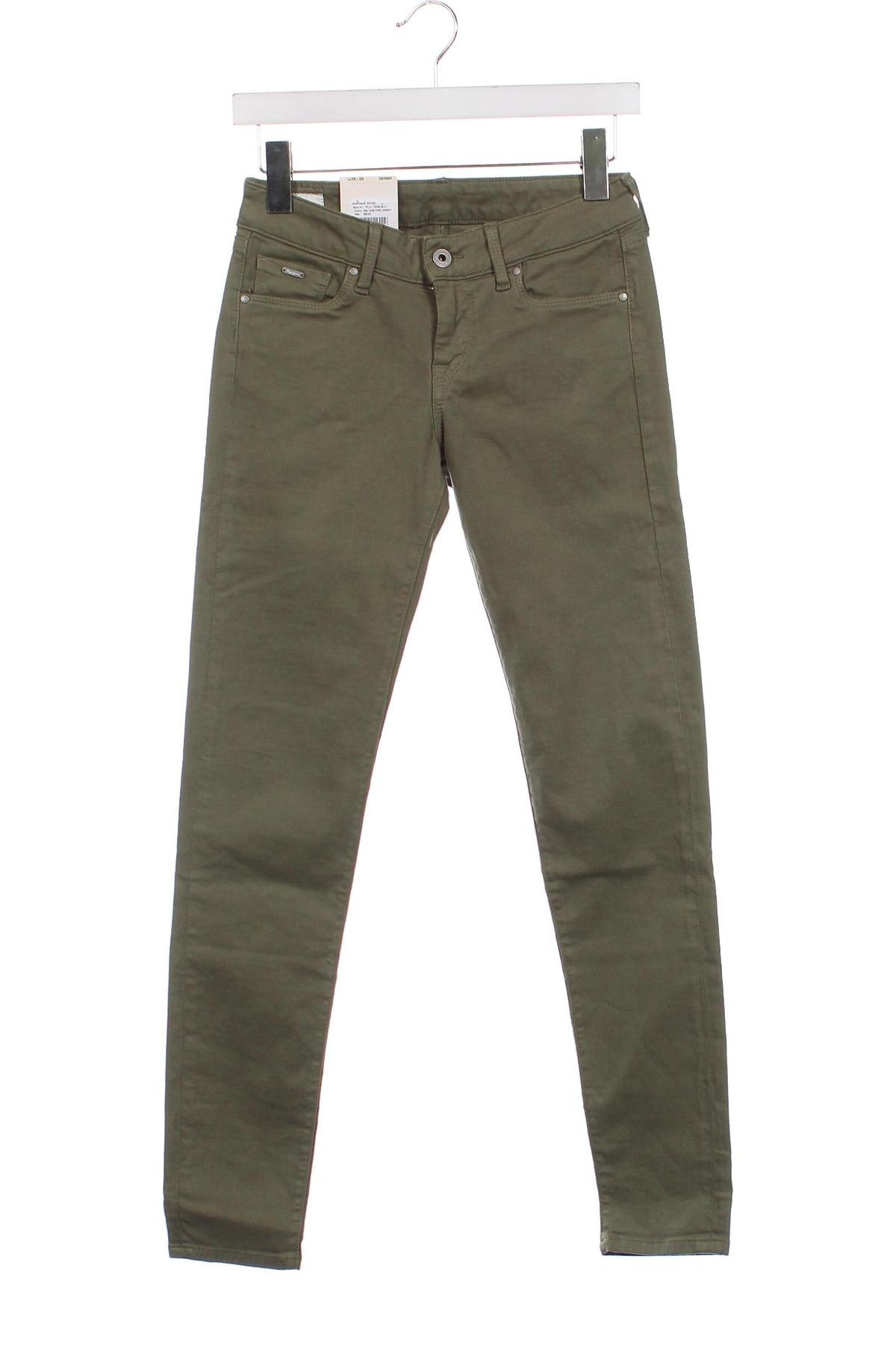 Pantaloni de femei Pepe Jeans, Mărime XS, Culoare Verde, Preț 480,26 Lei