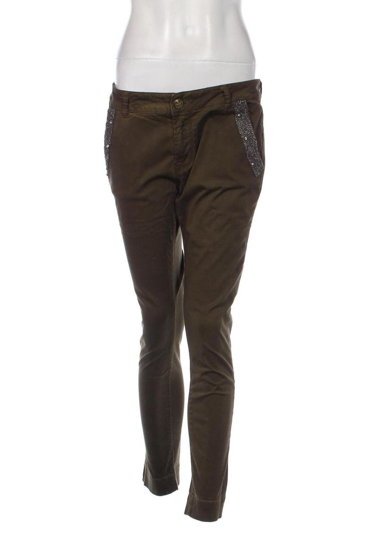 Pantaloni de femei Pieszak, Mărime M, Culoare Verde, Preț 33,55 Lei