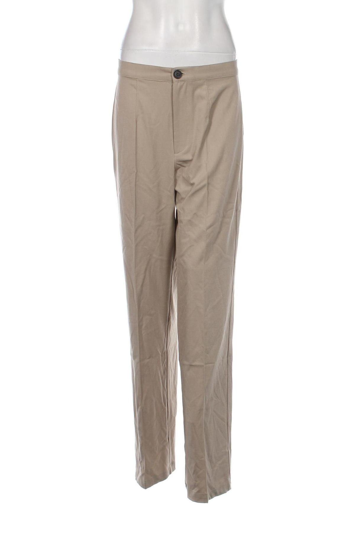 Дамски панталон Pull&Bear, Размер L, Цвят Бежов, Цена 22,08 лв.