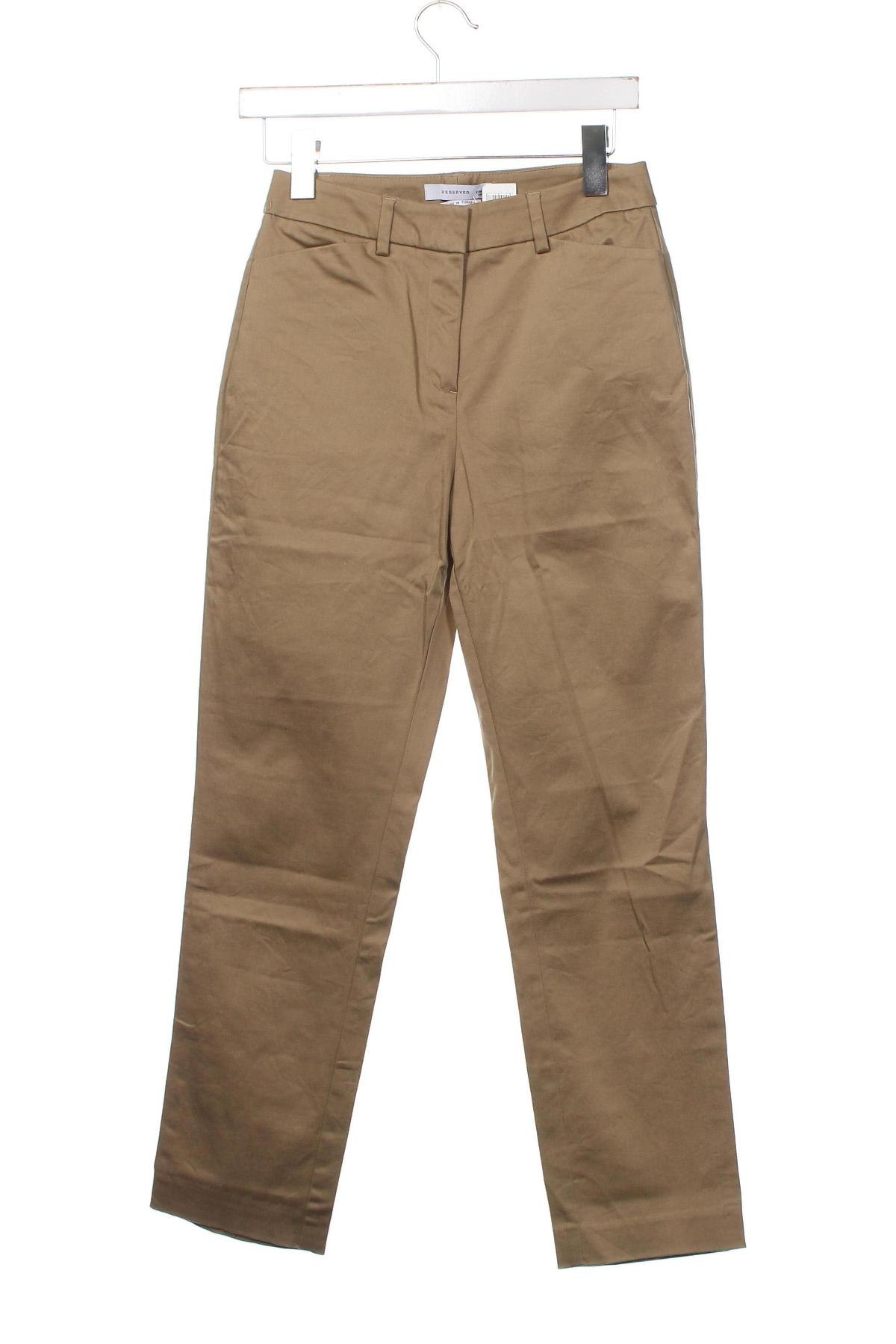Pantaloni de femei Reserve, Mărime XS, Culoare Bej, Preț 58,00 Lei