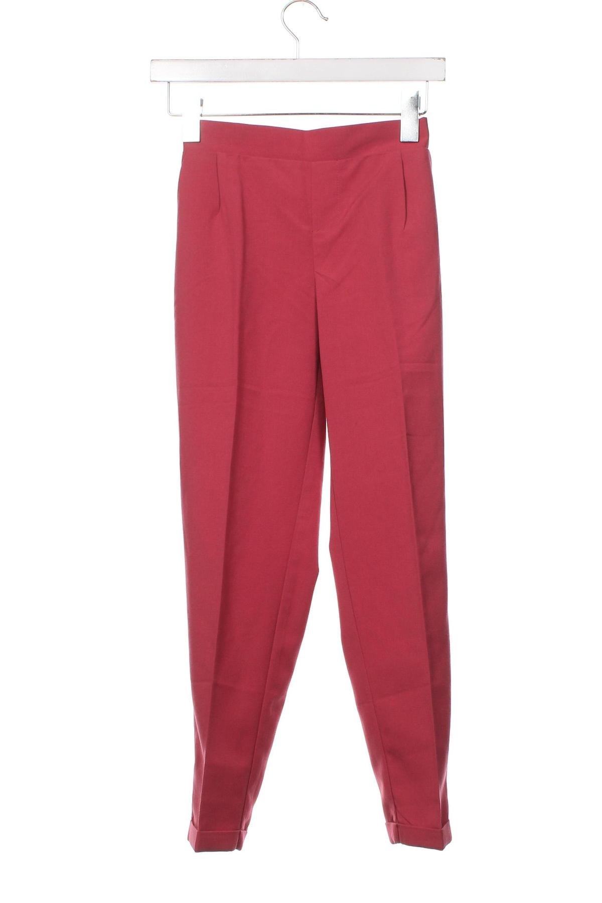Дамски панталон Sinsay, Размер XXS, Цвят Розов, Цена 13,63 лв.