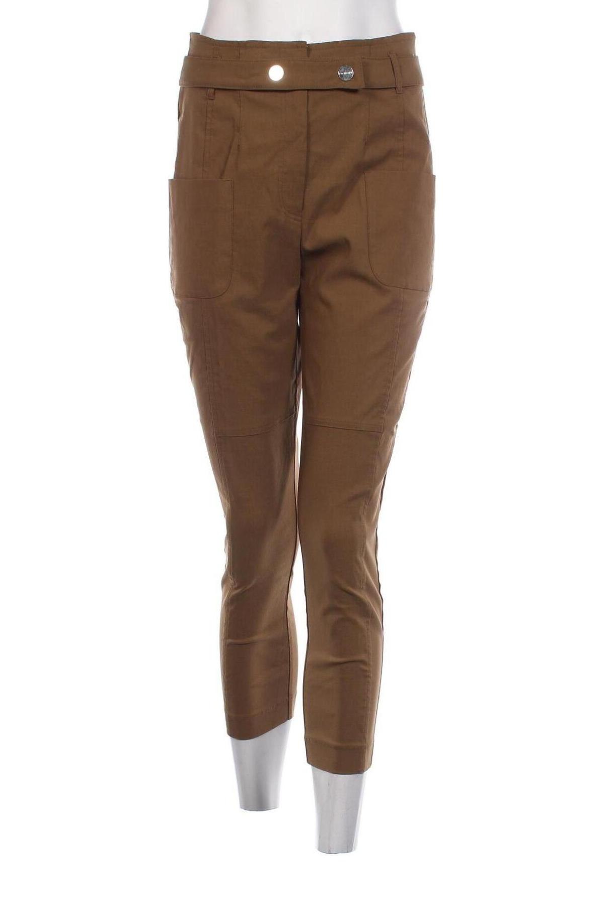 Γυναικείο παντελόνι TWINSET, Μέγεθος M, Χρώμα Πράσινο, Τιμή 69,07 €