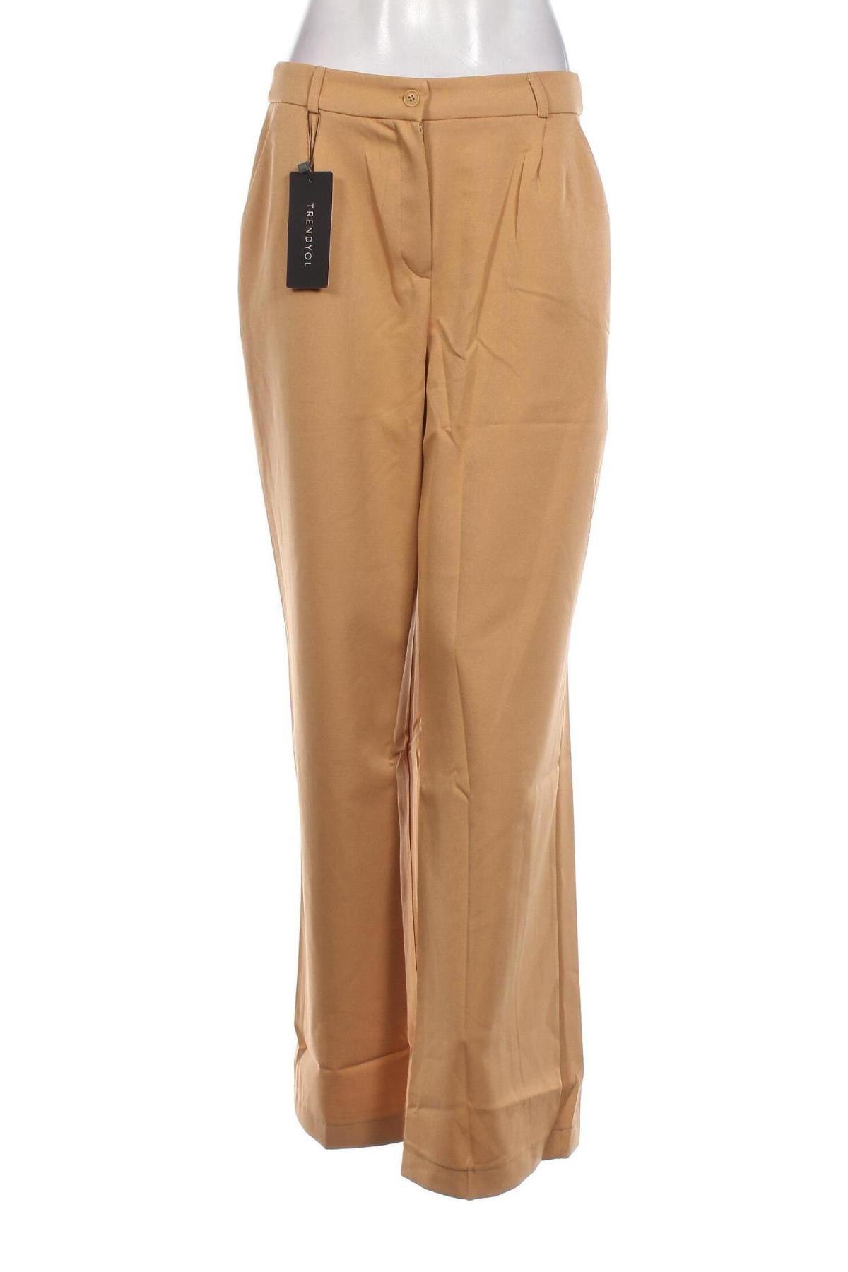 Γυναικείο παντελόνι Trendyol, Μέγεθος M, Χρώμα  Μπέζ, Τιμή 12,56 €