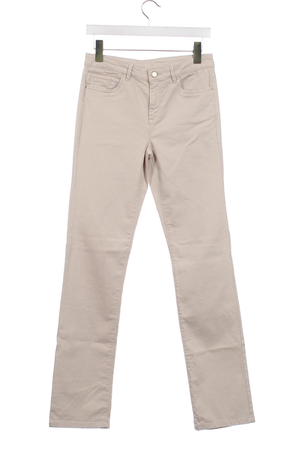 Pantaloni de femei Un Deux Trois, Mărime XS, Culoare Bej, Preț 72,04 Lei