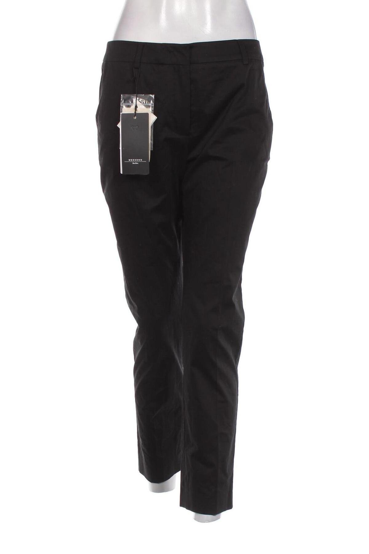 Γυναικείο παντελόνι Weekend Max Mara, Μέγεθος M, Χρώμα Μαύρο, Τιμή 139,07 €