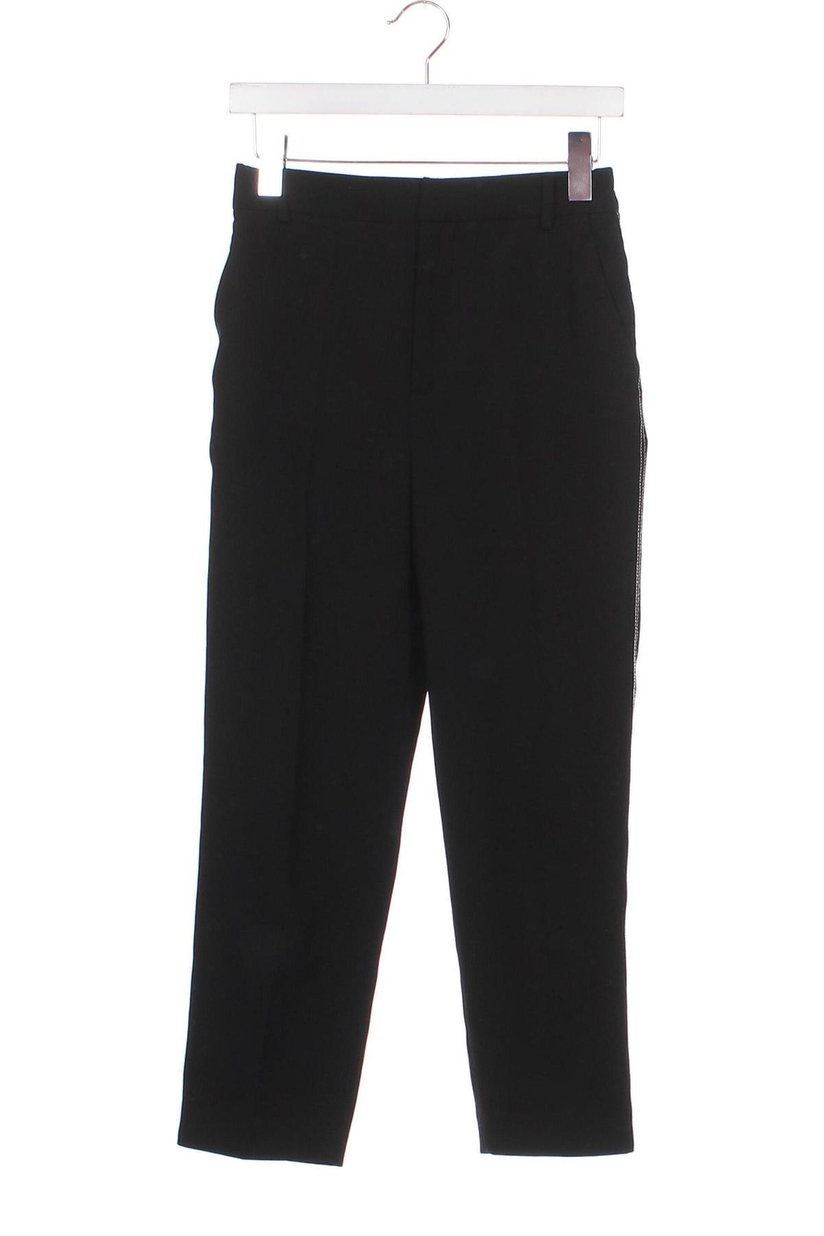 Γυναικείο παντελόνι Zara, Μέγεθος XXS, Χρώμα Μαύρο, Τιμή 2,56 €