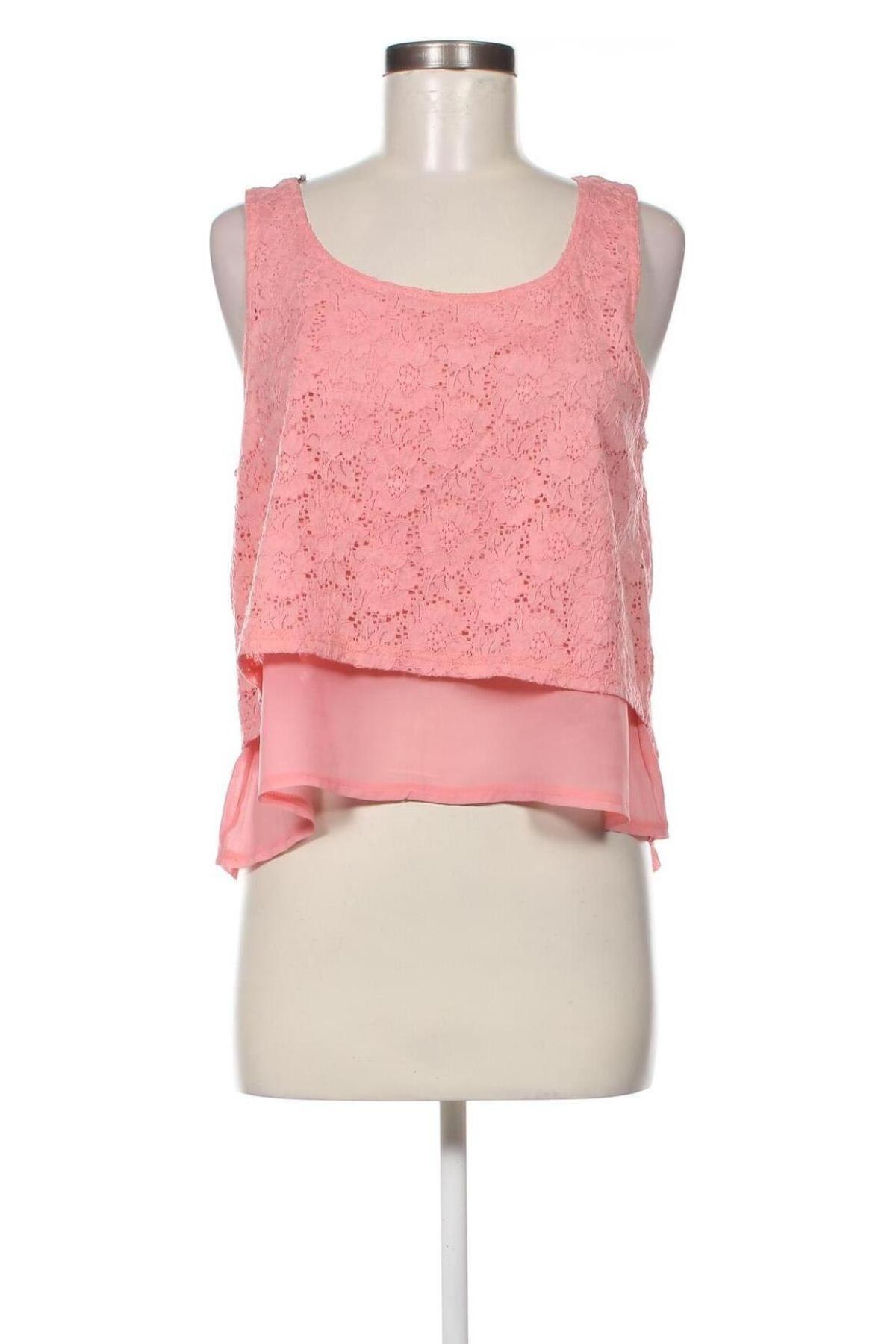 Γυναικείο αμάνικο μπλουζάκι Ann Christine, Μέγεθος XL, Χρώμα Ρόζ , Τιμή 8,21 €