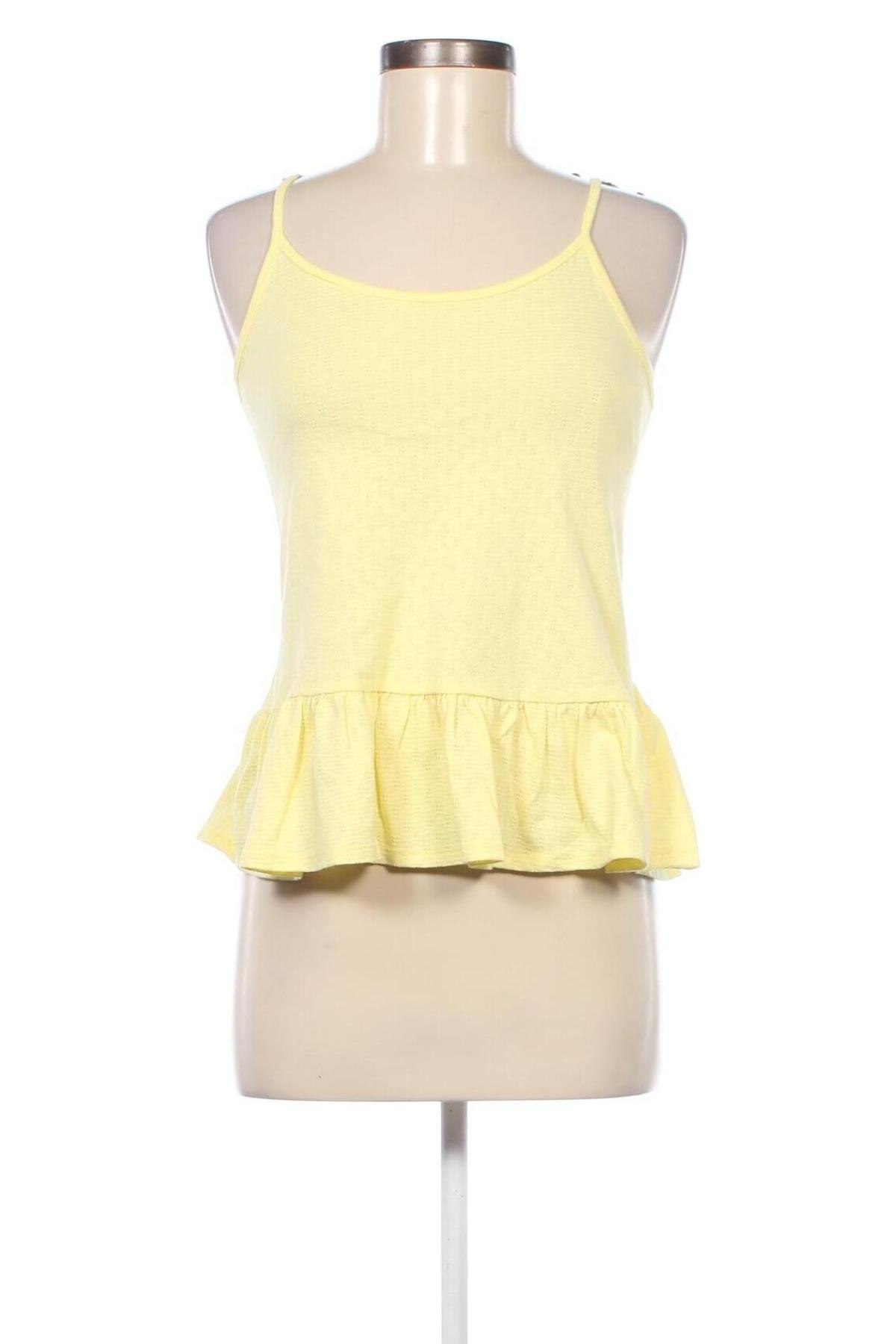 Γυναικείο αμάνικο μπλουζάκι Camaieu, Μέγεθος S, Χρώμα Κίτρινο, Τιμή 4,33 €