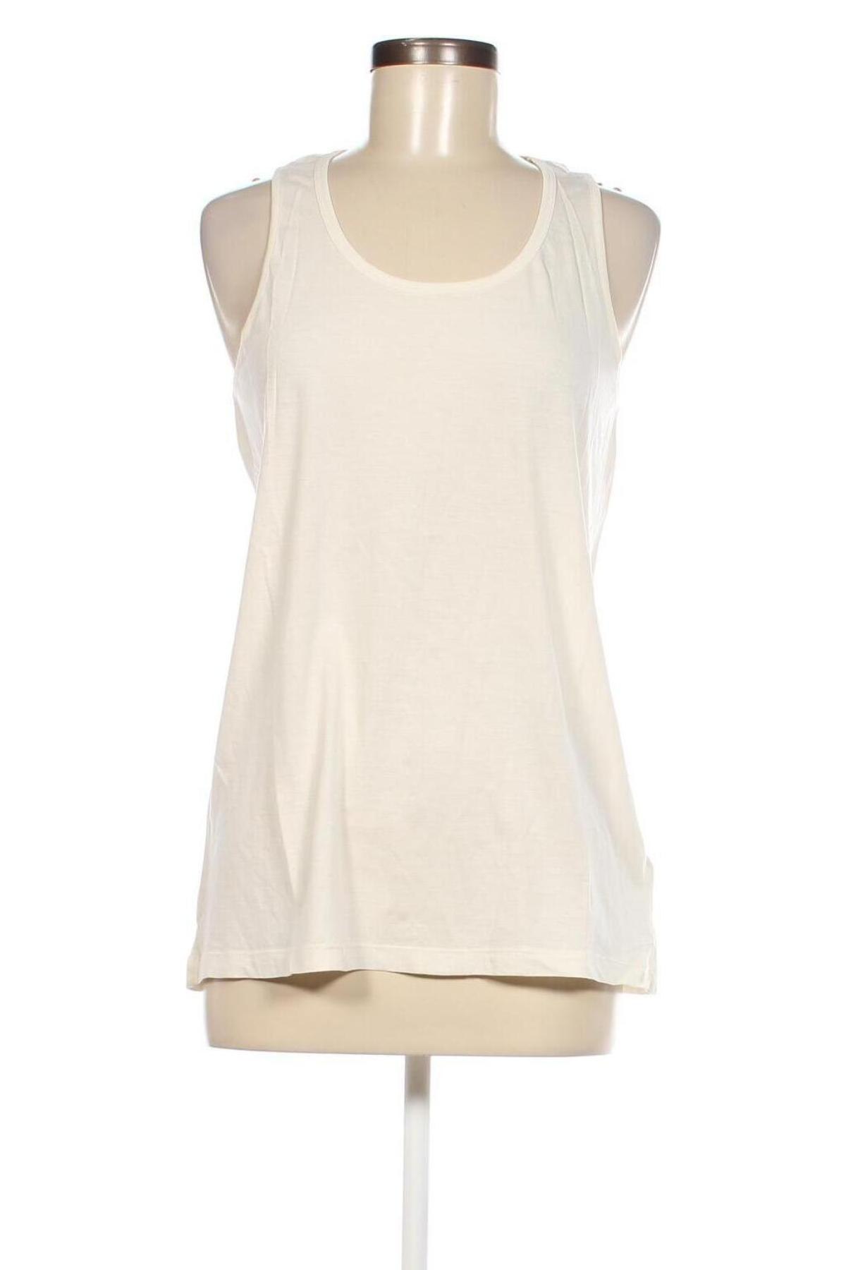 Γυναικείο αμάνικο μπλουζάκι Diesel, Μέγεθος M, Χρώμα Εκρού, Τιμή 70,10 €