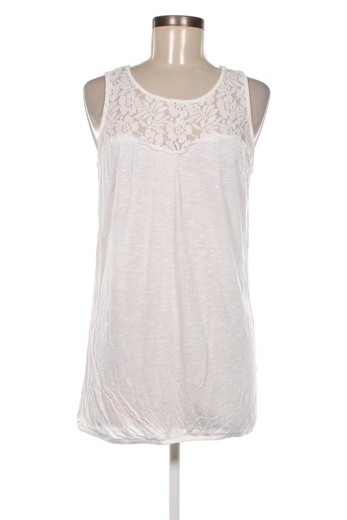 Γυναικείο αμάνικο μπλουζάκι Dorothy Perkins, Μέγεθος M, Χρώμα Λευκό, Τιμή 3,05 €