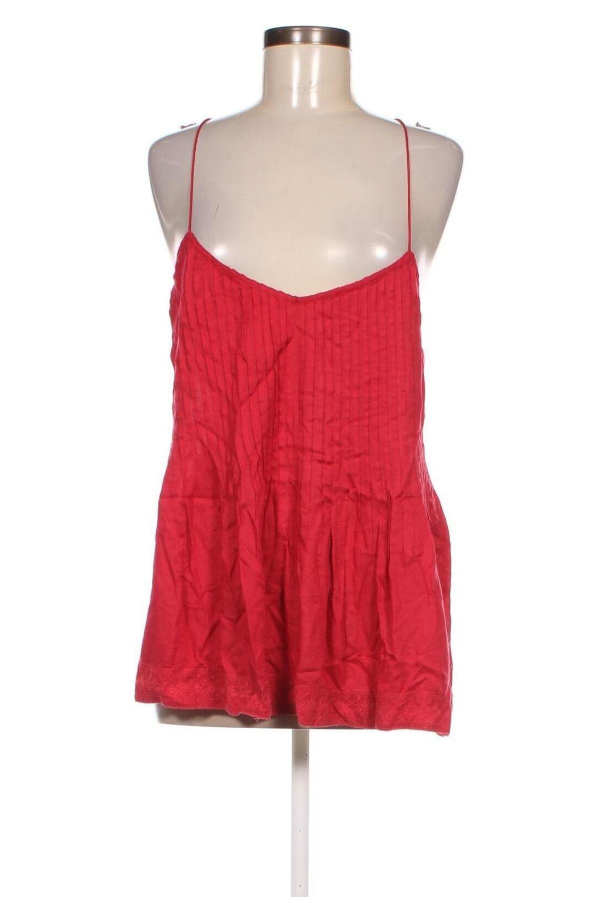 Γυναικείο αμάνικο μπλουζάκι Etam, Μέγεθος L, Χρώμα Κόκκινο, Τιμή 11,21 €
