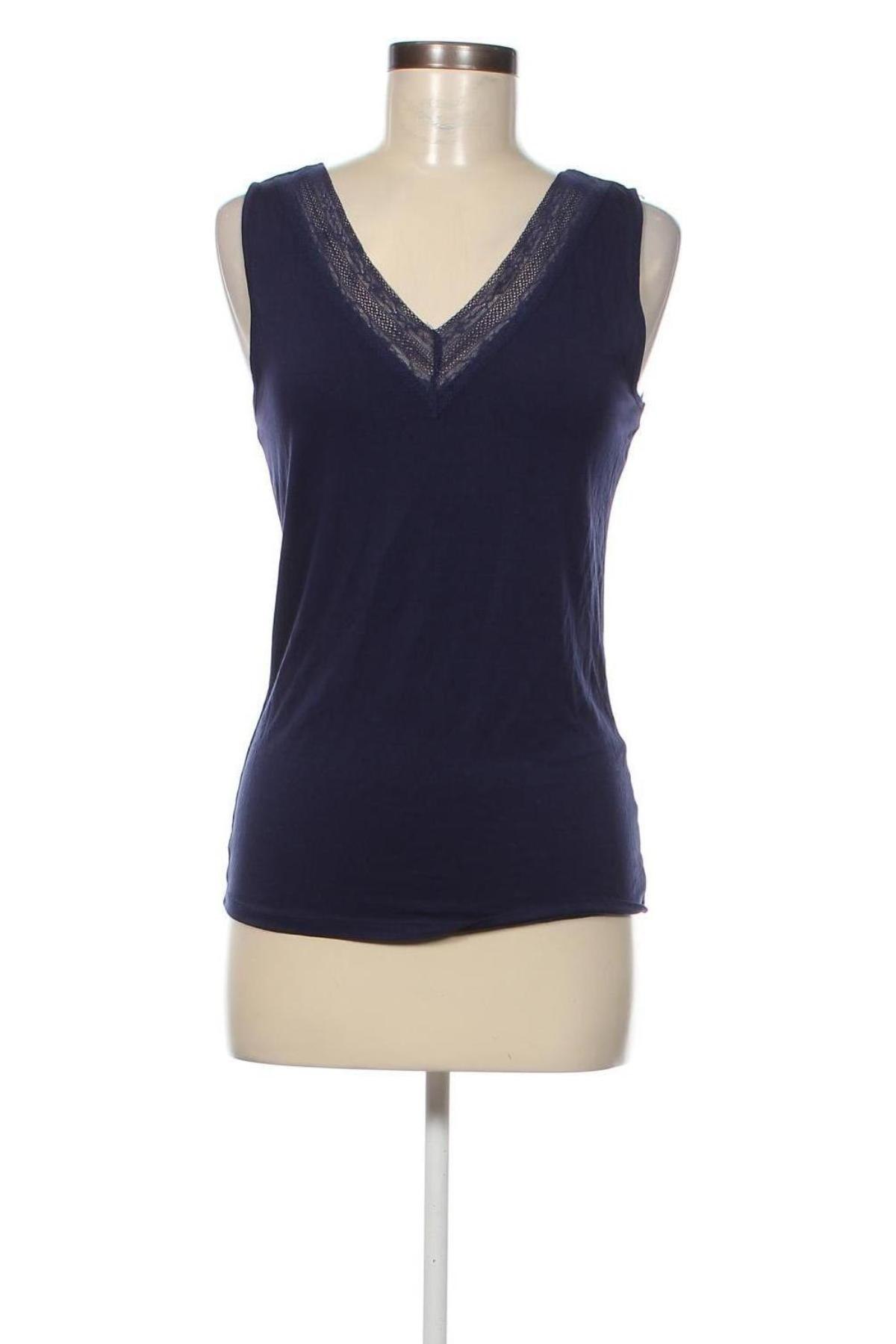 Γυναικείο αμάνικο μπλουζάκι LH By La  Halle, Μέγεθος M, Χρώμα Μπλέ, Τιμή 2,41 €