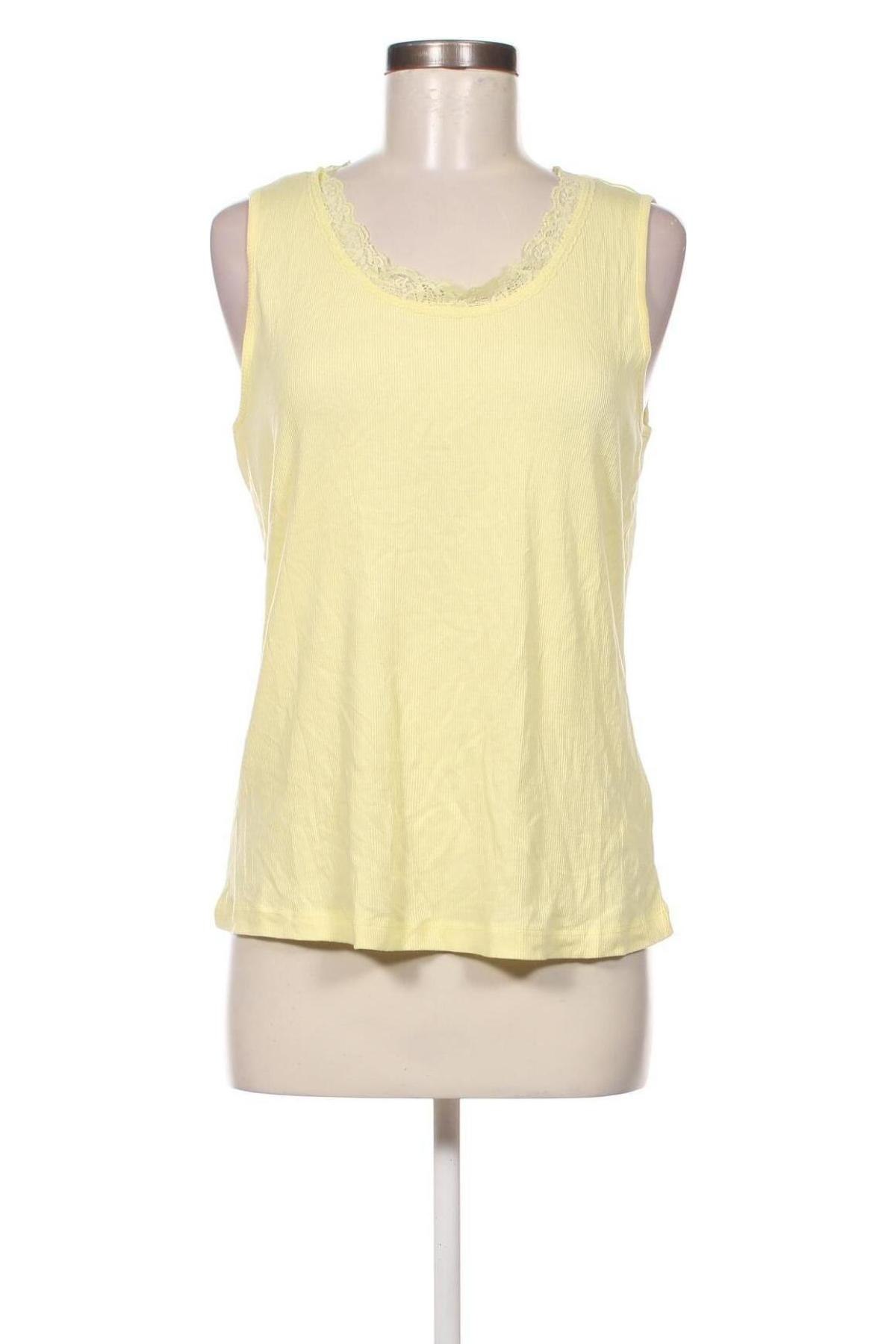 Γυναικείο αμάνικο μπλουζάκι MYBC, Μέγεθος M, Χρώμα Κίτρινο, Τιμή 2,72 €