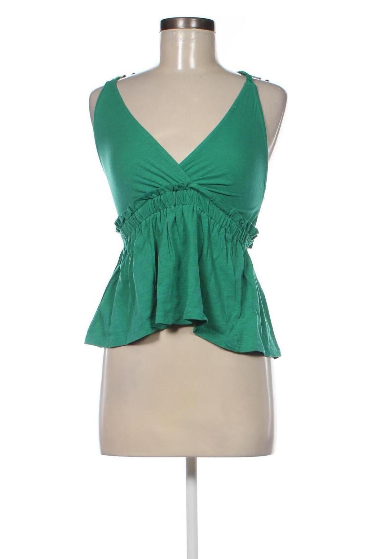 Γυναικείο αμάνικο μπλουζάκι Pimkie, Μέγεθος XS, Χρώμα Πράσινο, Τιμή 5,52 €