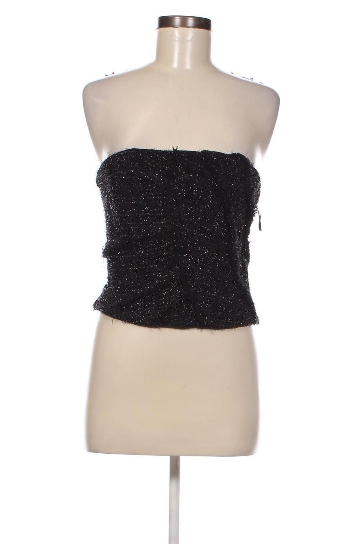 Γυναικείο αμάνικο μπλουζάκι Zara, Μέγεθος M, Χρώμα Μαύρο, Τιμή 10,82 €
