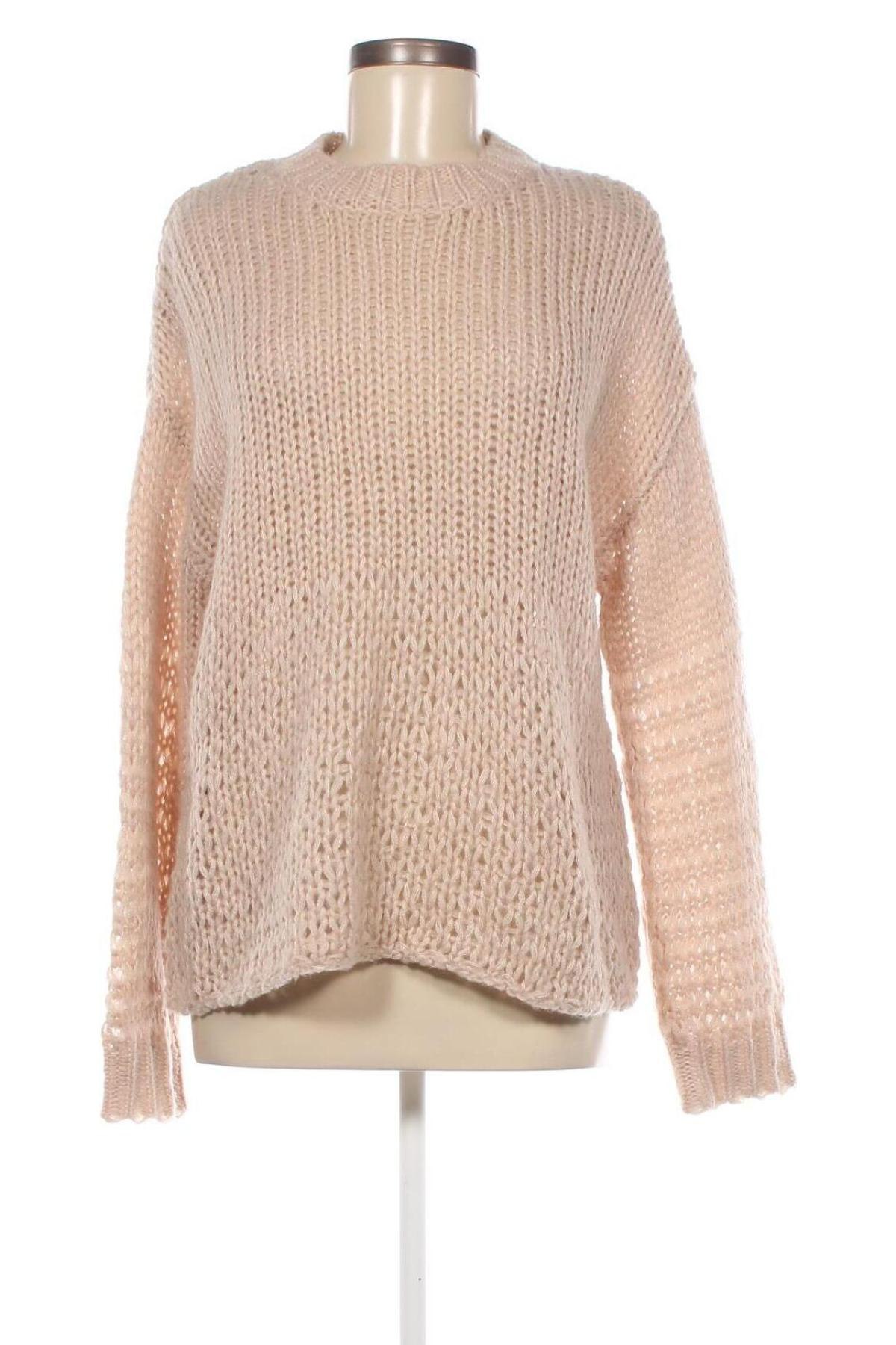 Дамски пуловер Bruuns Bazaar, Размер M, Цвят Бежов, Цена 25,08 лв.