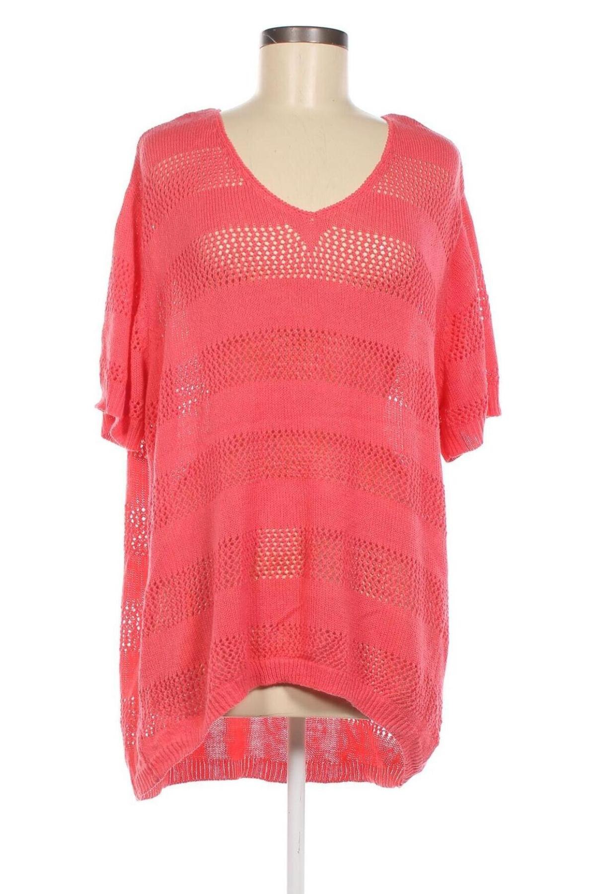 Γυναικείο πουλόβερ Faded Glory, Μέγεθος 3XL, Χρώμα Ρόζ , Τιμή 12,56 €