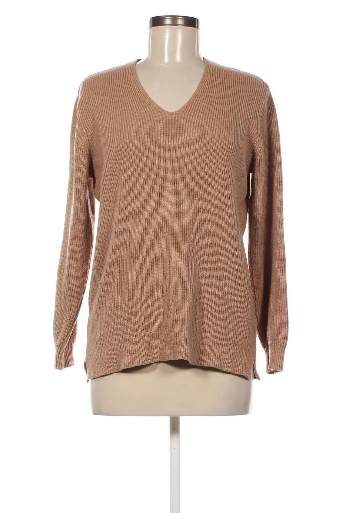 Дамски пуловер More & More, Размер XS, Цвят Кафяв, Цена 10,67 лв.
