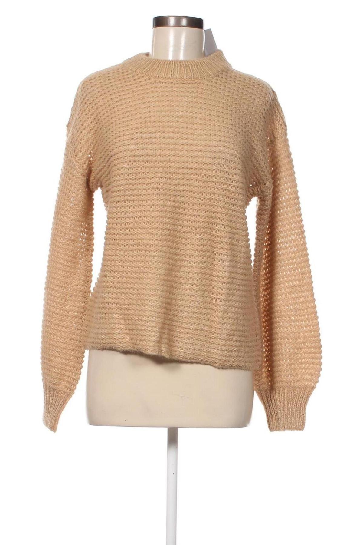 Дамски пуловер NA-KD, Размер XS, Цвят Бежов, Цена 30,45 лв.