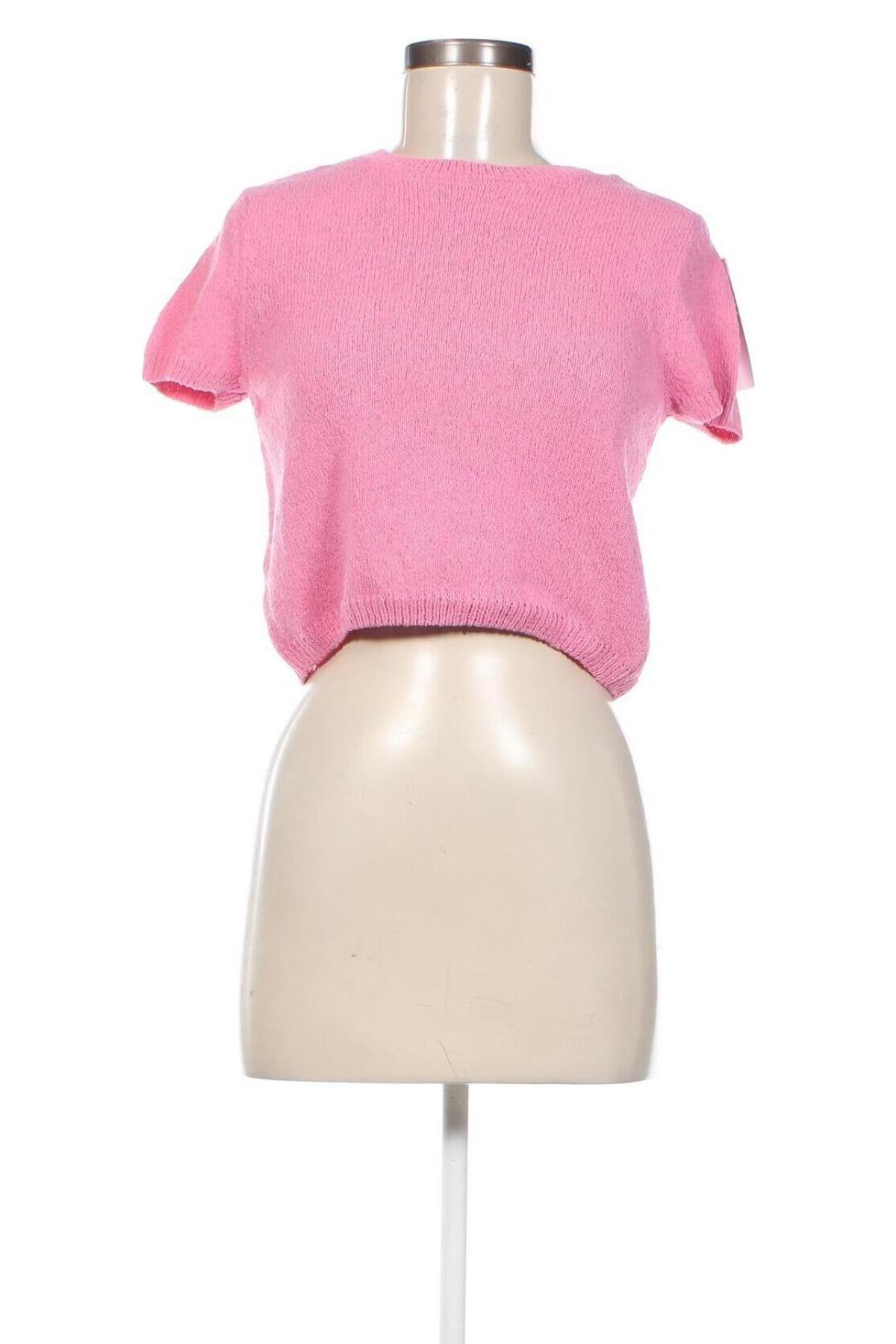 Дамски пуловер NA-KD, Размер L, Цвят Розов, Цена 15,66 лв.