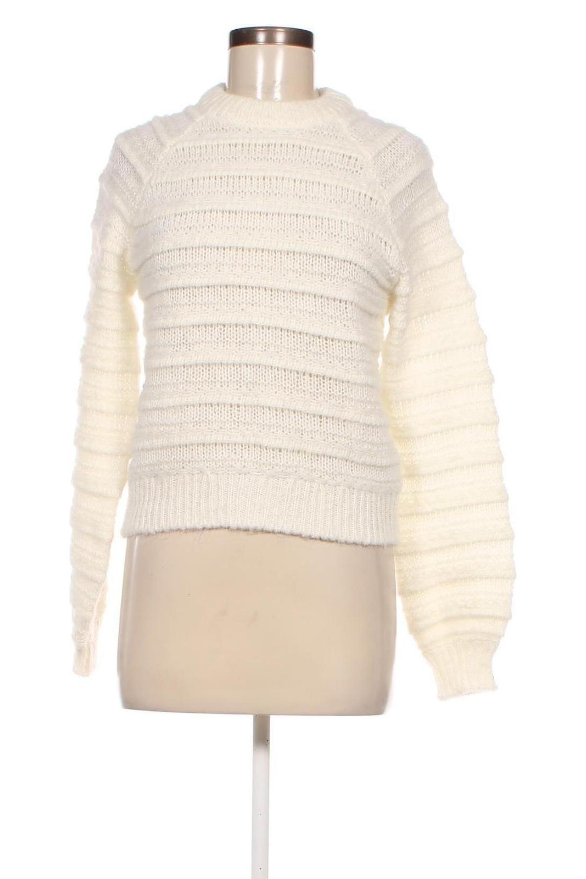Дамски пуловер Pieces, Размер XS, Цвят Екрю, Цена 19,98 лв.