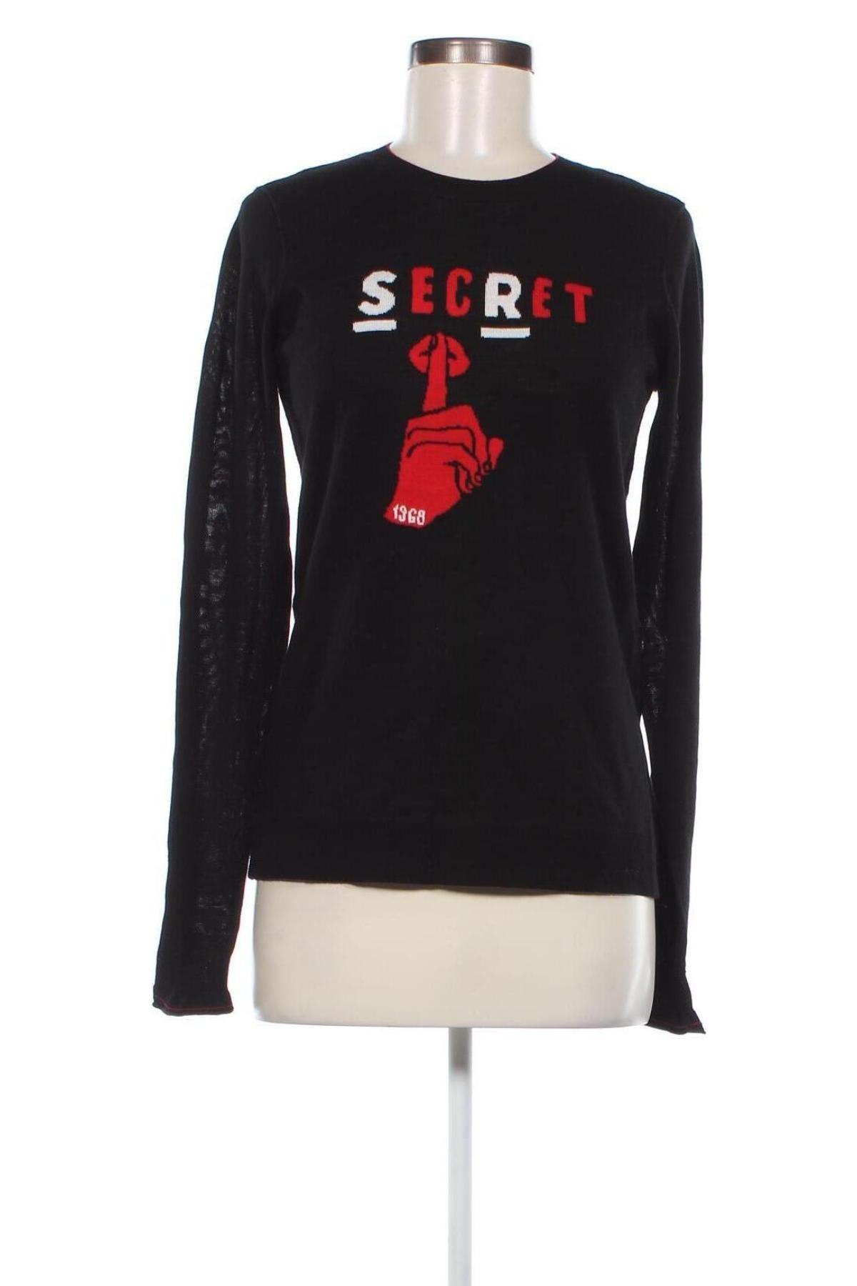 Дамски пуловер Sonia Rykiel, Размер M, Цвят Черен, Цена 248,63 лв.
