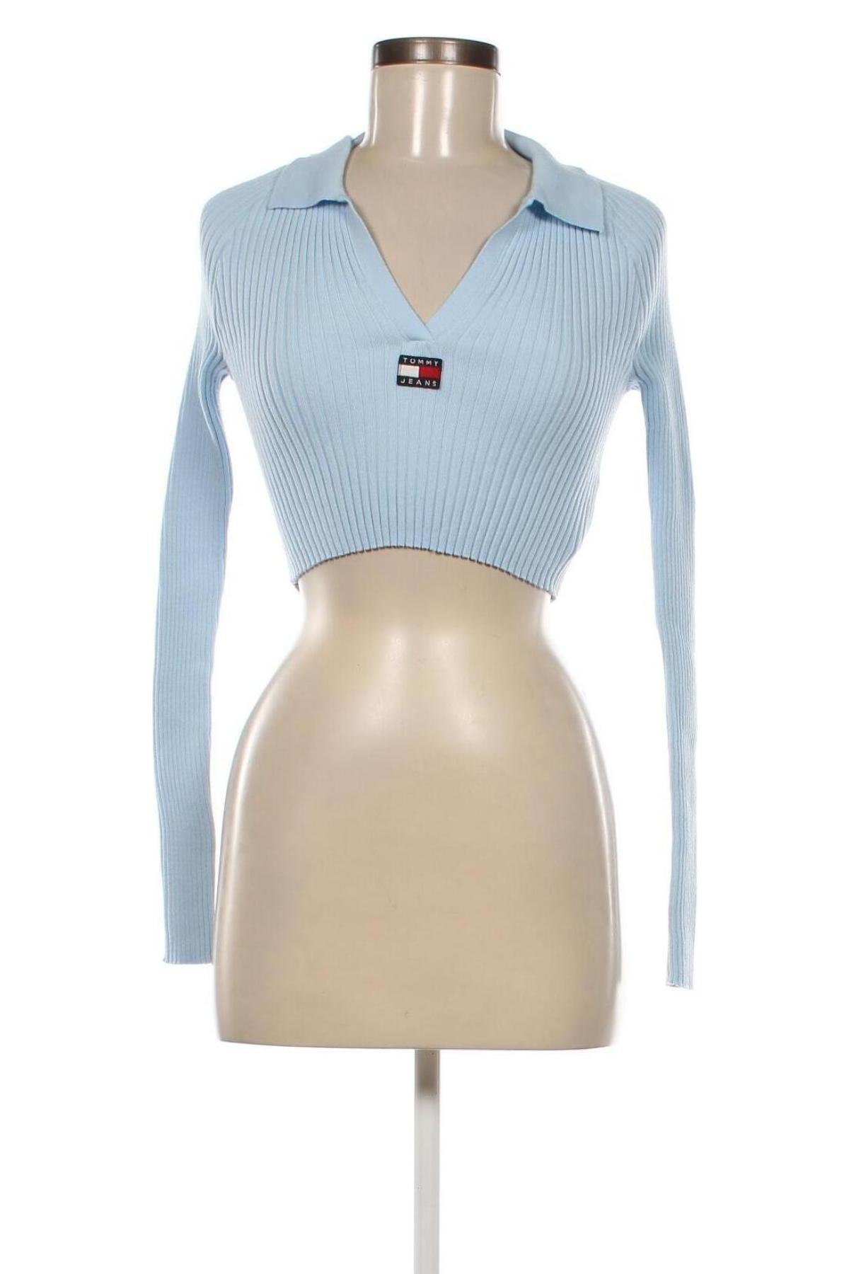 Damenpullover Tommy Jeans, Größe S, Farbe Blau, Preis € 56,26