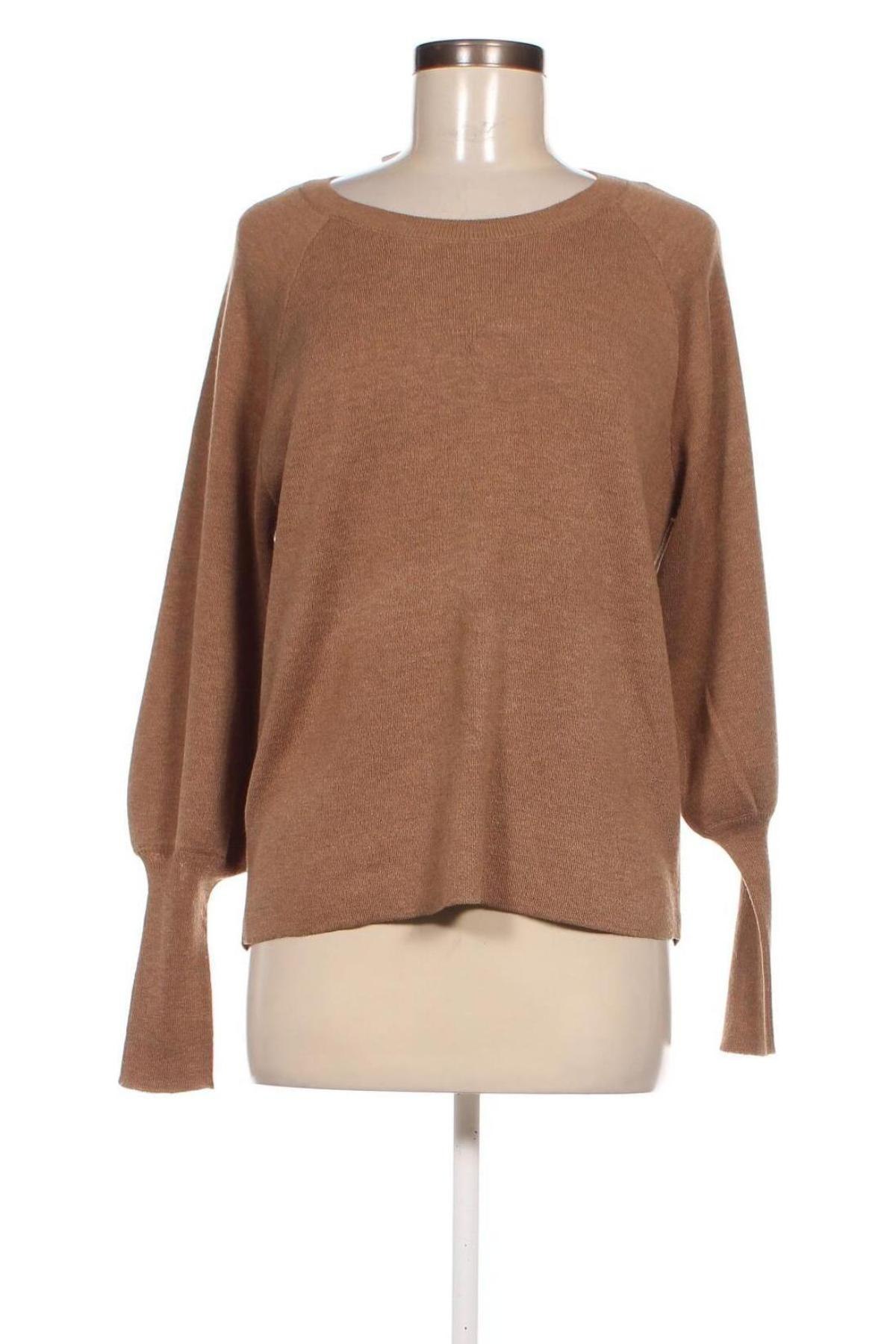 Дамски пуловер VILA, Размер M, Цвят Кафяв, Цена 21,60 лв.