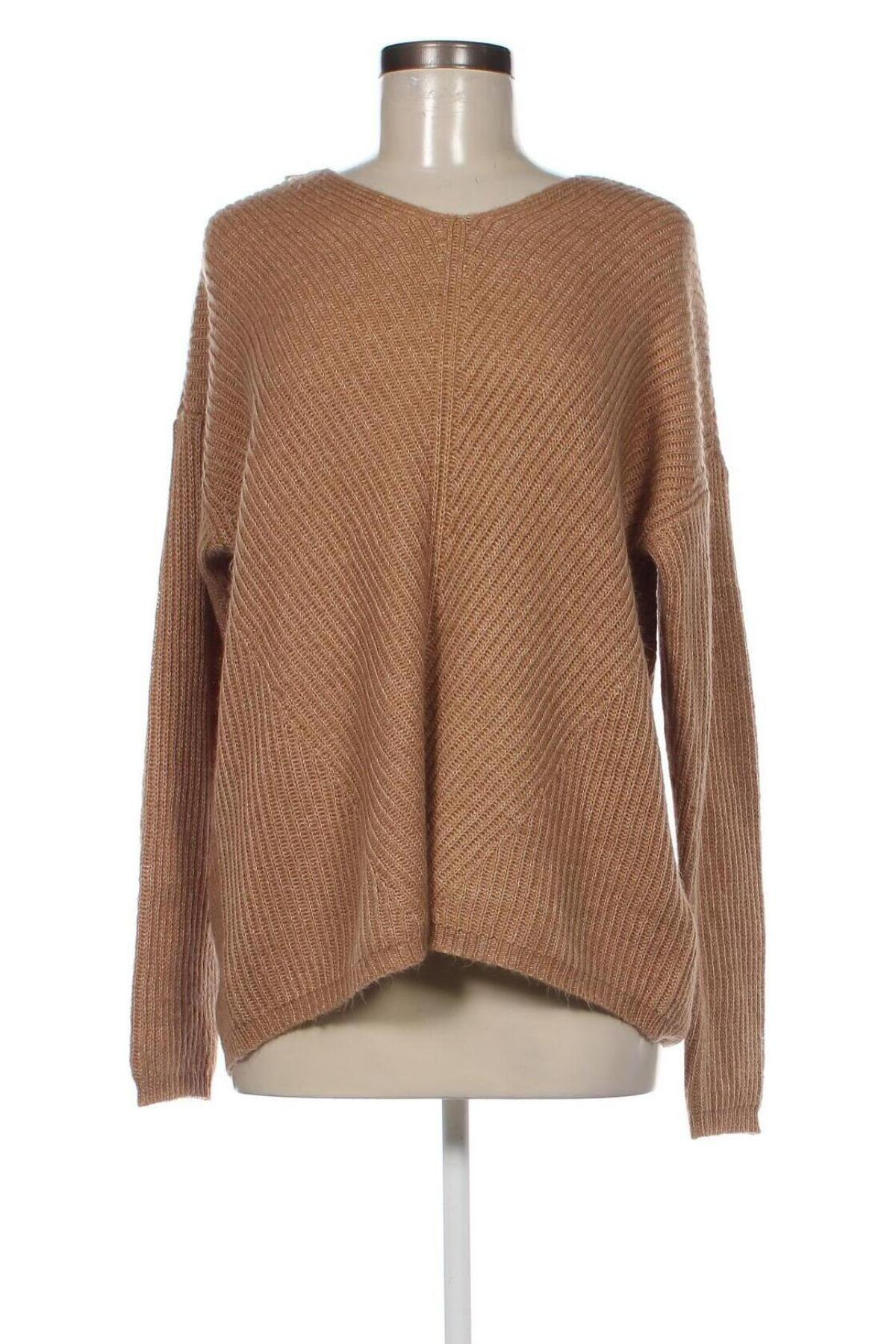 Дамски пуловер Yessica, Размер M, Цвят Кафяв, Цена 29,01 лв.