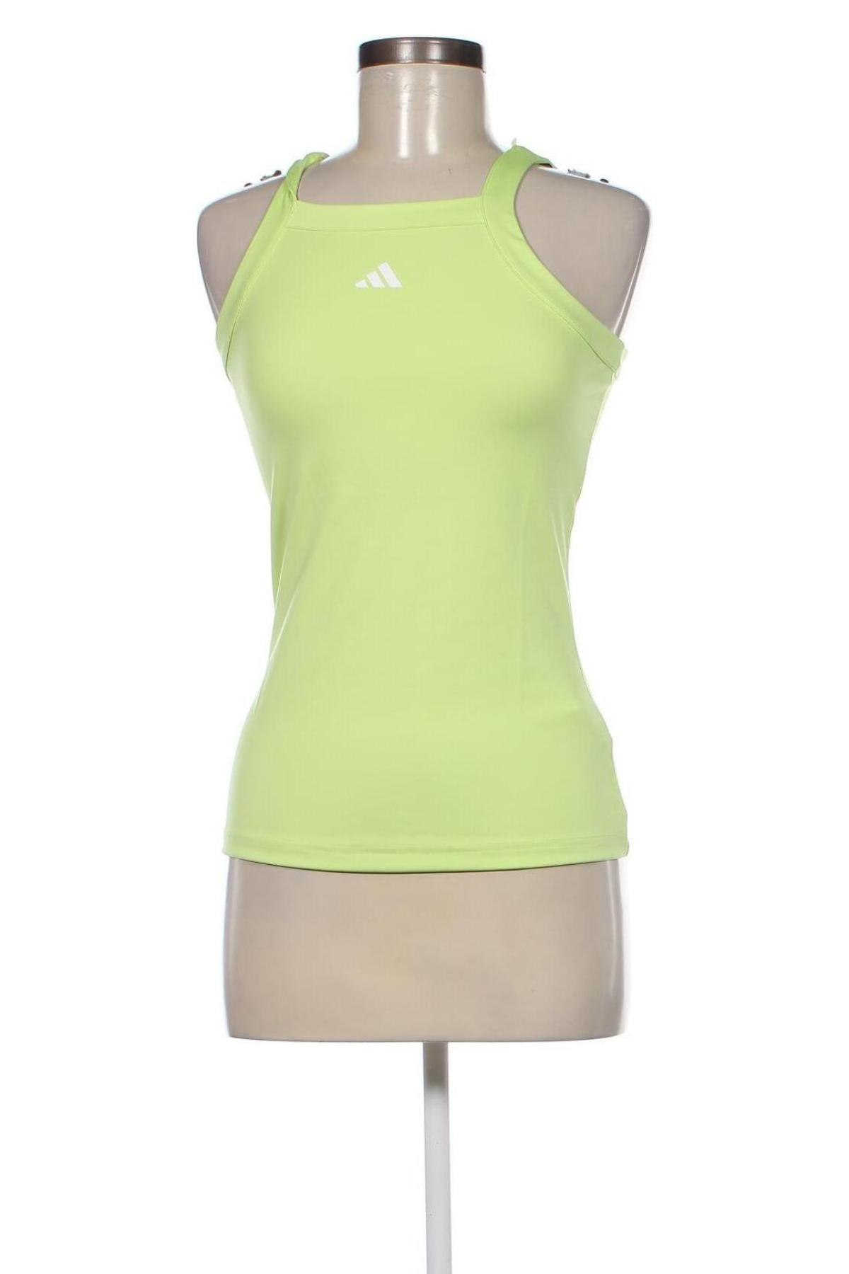 Γυναίκειο αθλητικό τοπ Adidas, Μέγεθος S, Χρώμα Πράσινο, Τιμή 35,25 €