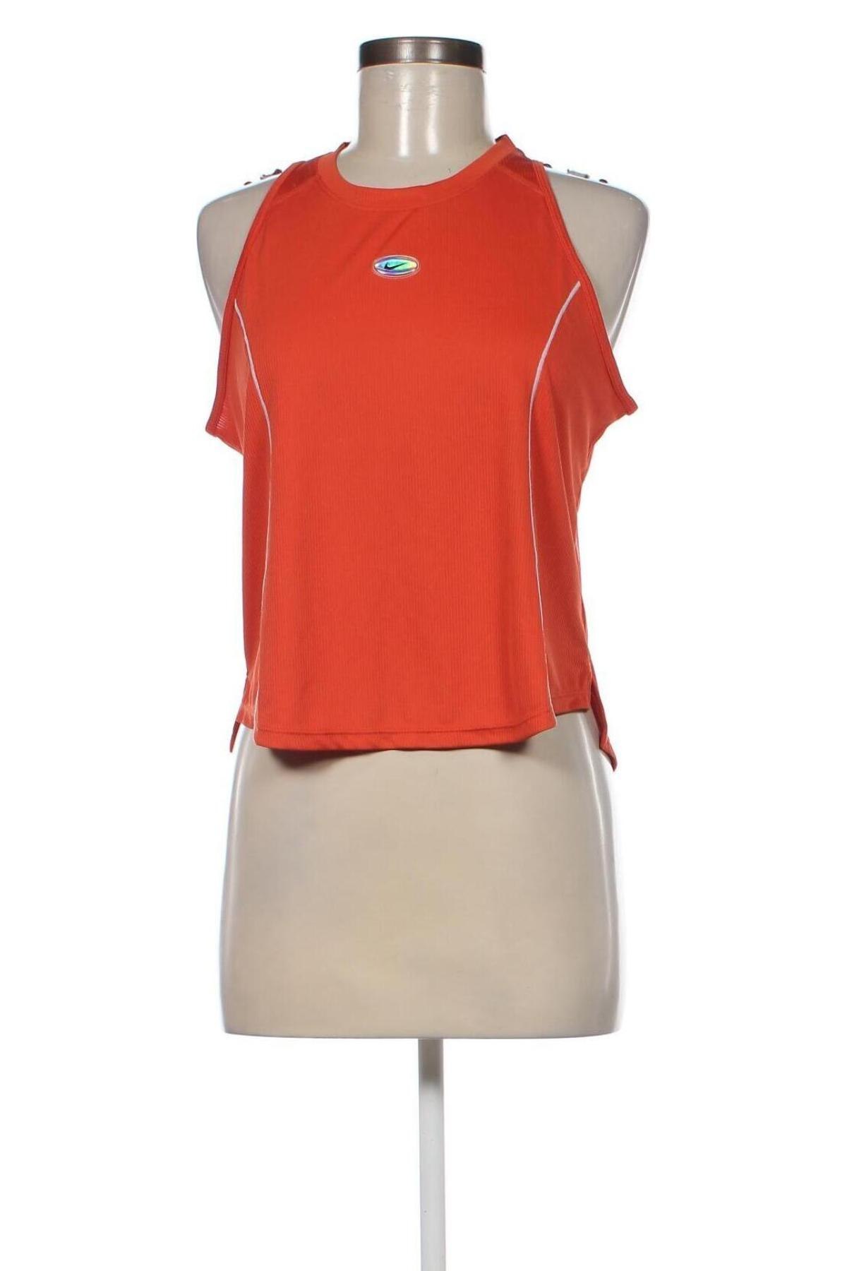 Damen Sporttop Nike, Größe M, Farbe Orange, Preis 37,11 €