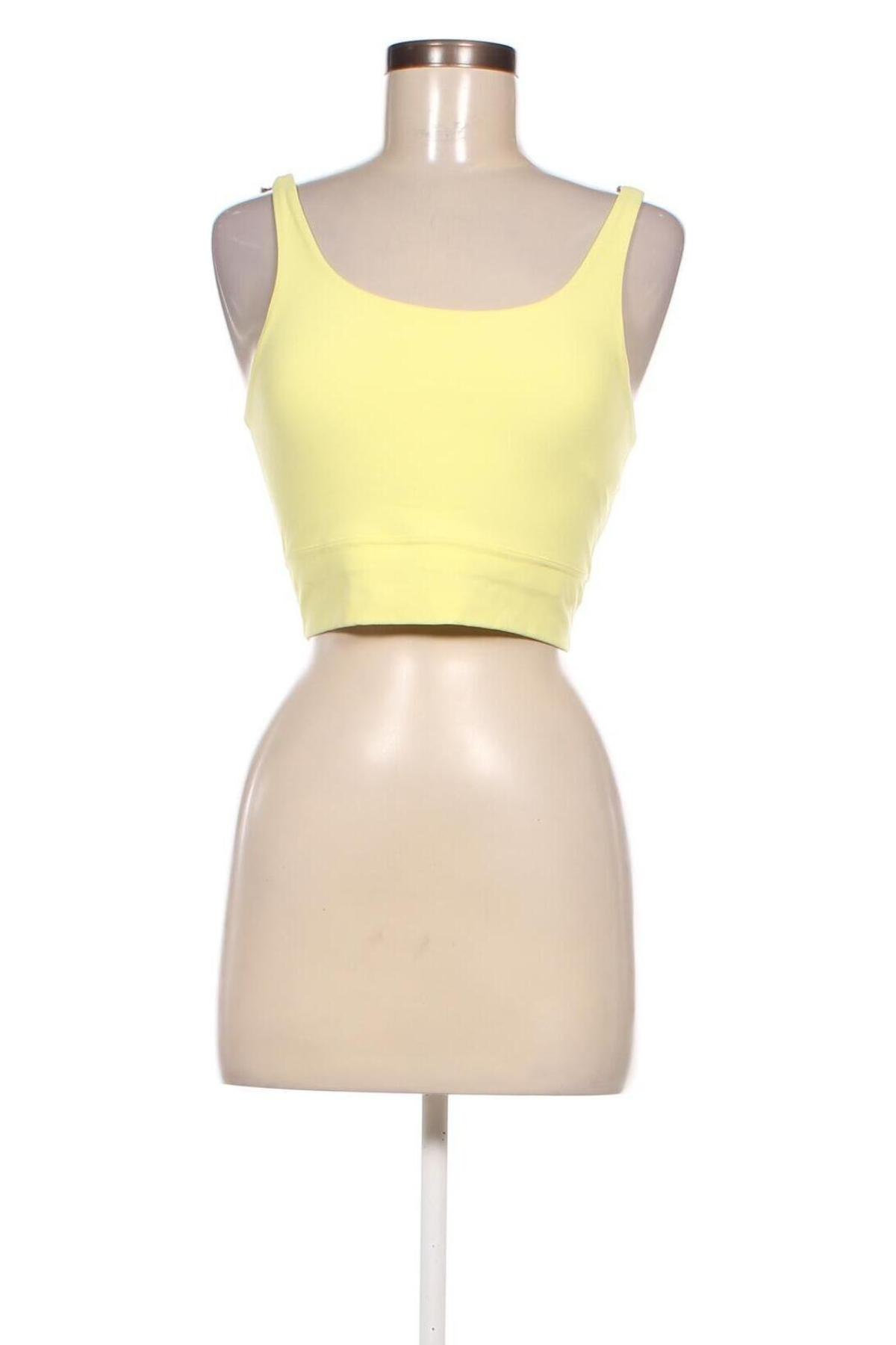 Γυναίκειο αθλητικό τοπ Nike, Μέγεθος S, Χρώμα Κίτρινο, Τιμή 37,11 €