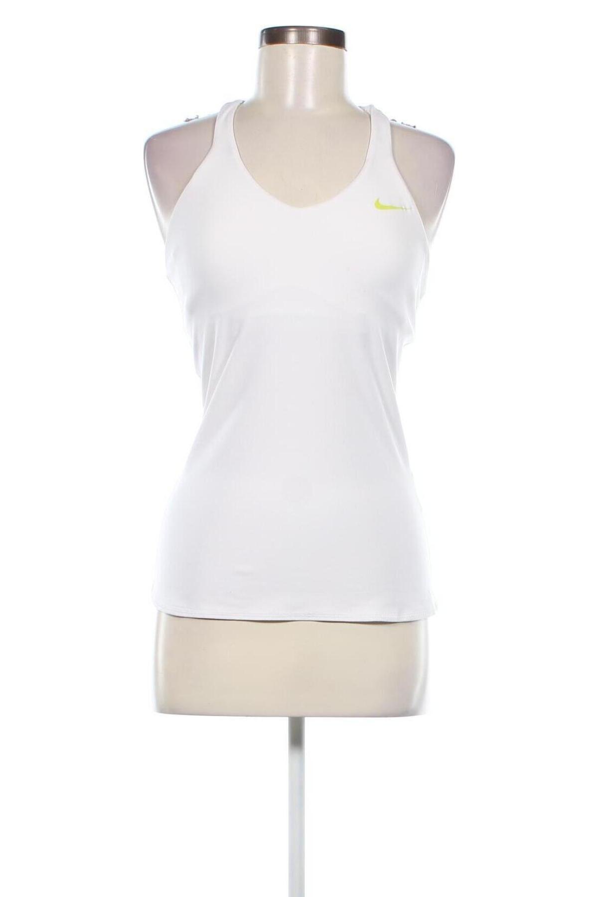 Γυναίκειο αθλητικό τοπ Nike, Μέγεθος M, Χρώμα Λευκό, Τιμή 14,85 €