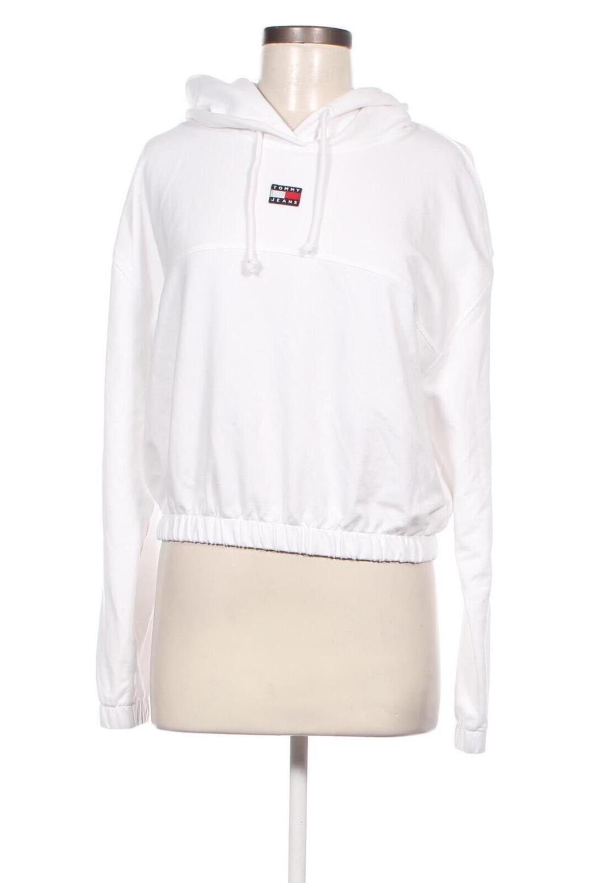 Damen Sweatshirt Tommy Jeans, Größe L, Farbe Weiß, Preis 55,69 €