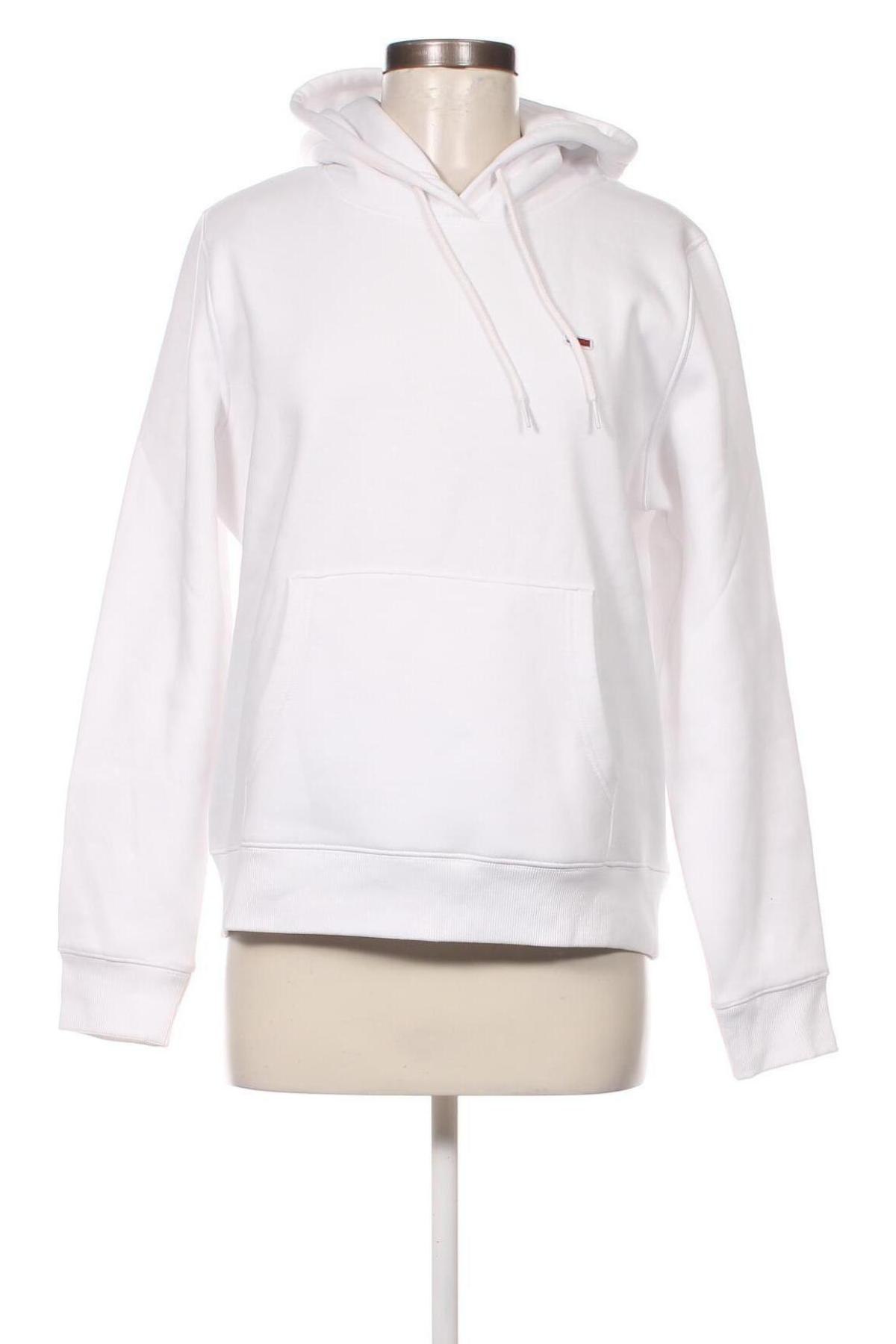 Γυναικείο φούτερ Tommy Jeans, Μέγεθος L, Χρώμα Λευκό, Τιμή 56,34 €