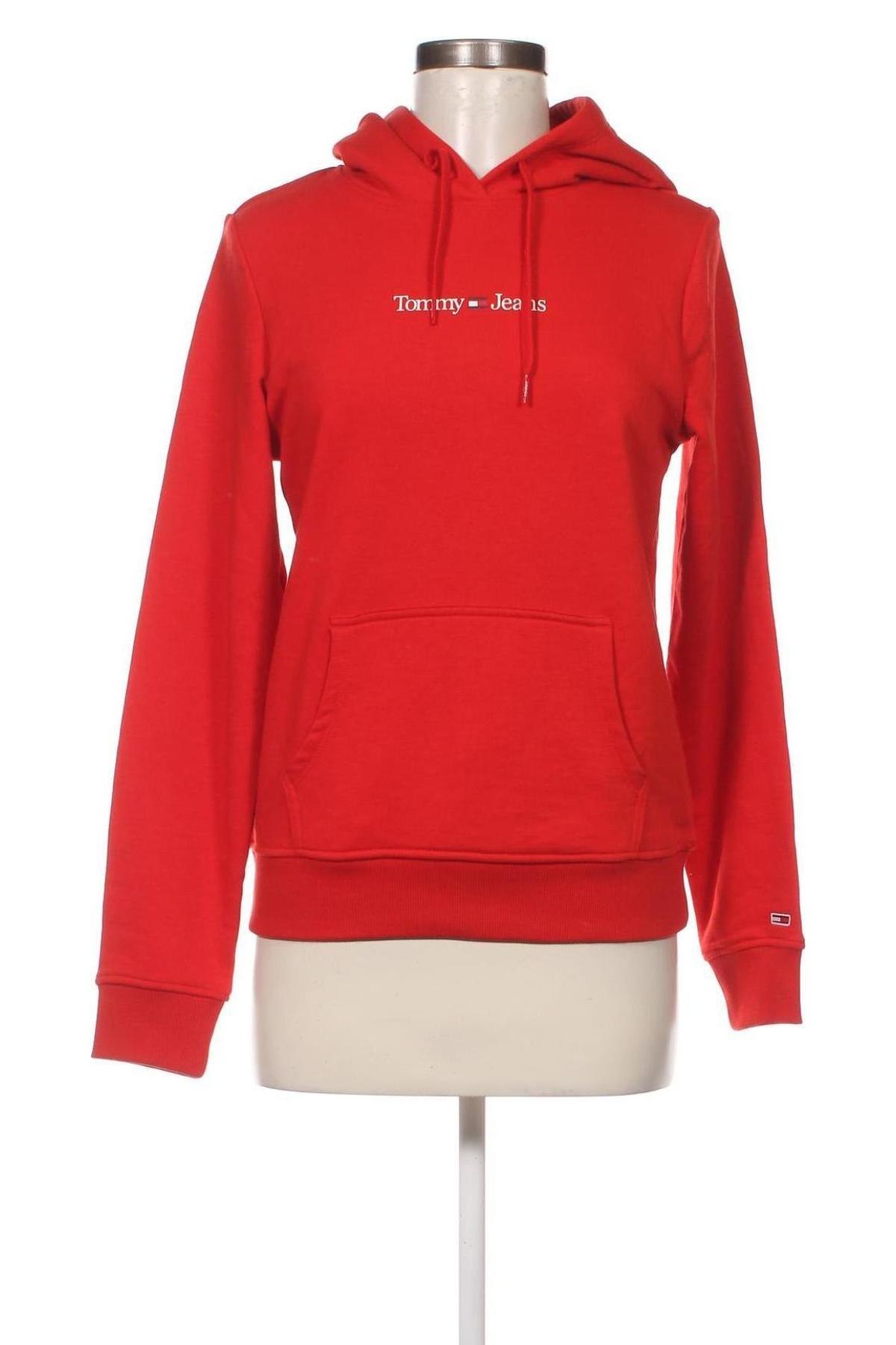 Damen Sweatshirt Tommy Jeans, Größe S, Farbe Rot, Preis € 63,38