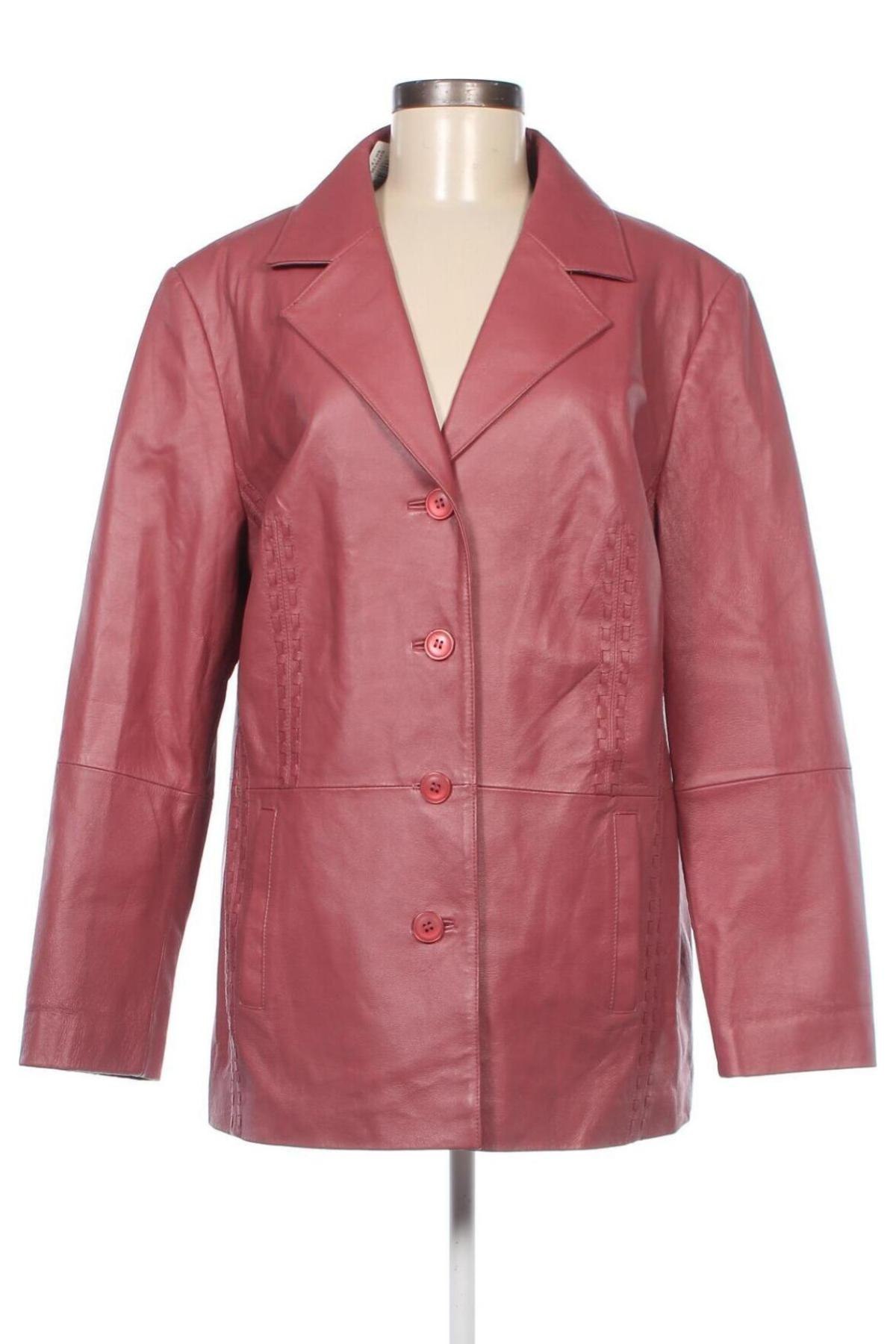 Damen Lederjacke, Größe XL, Farbe Aschrosa, Preis € 26,81