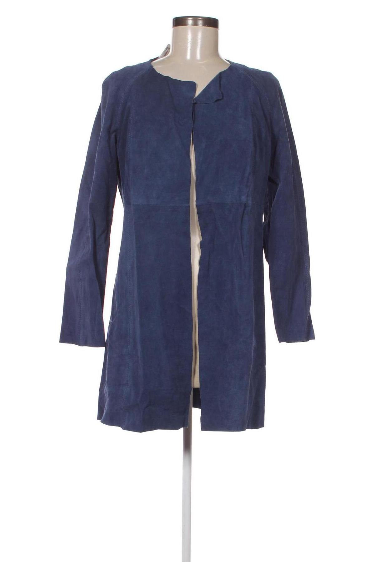 Damen Lederjacke La Fee Maraboutee, Größe S, Farbe Blau, Preis 248,97 €